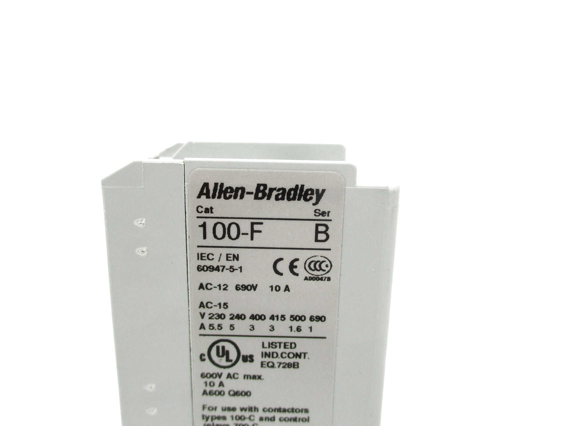 ALLEN BRADLEY 100-FA20 SER. B NSNP