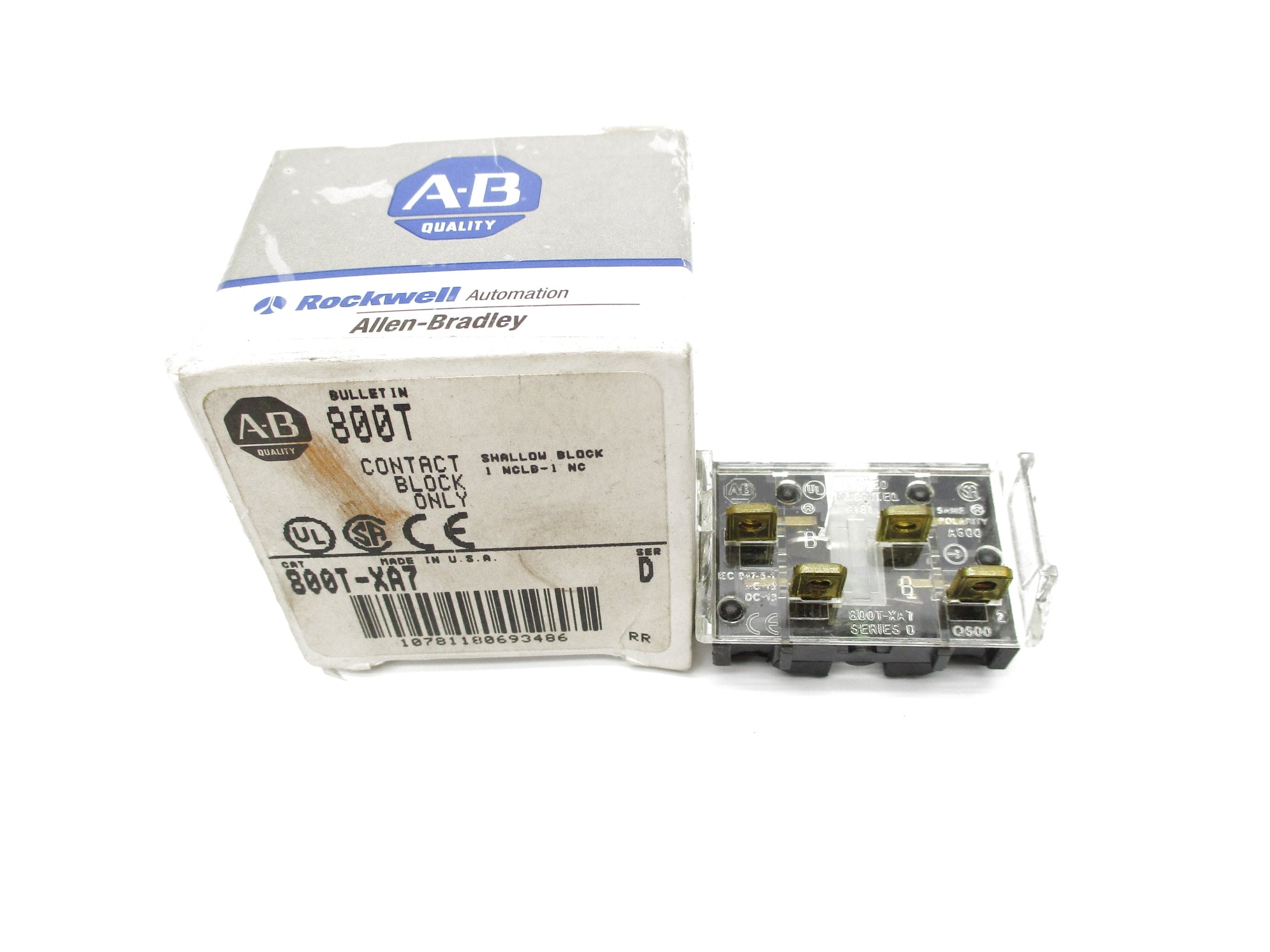ALLEN BRADLEY 800T-XA7 SER. D (GY/BL) NSMP