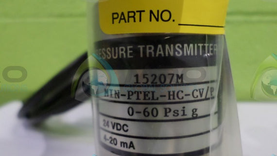 PMC MIN-PTEL-HC-CV/P PRESSURE TRANSMITTER 0-60 PSIG *NEW NO BOX*