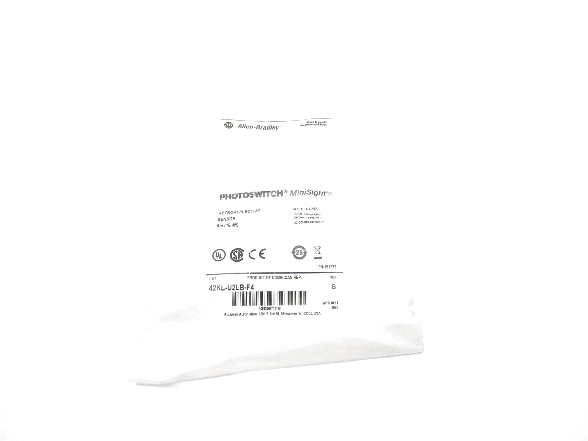 ALLEN BRADLEY 42KL-U2LB-F4 SER. B NSMP