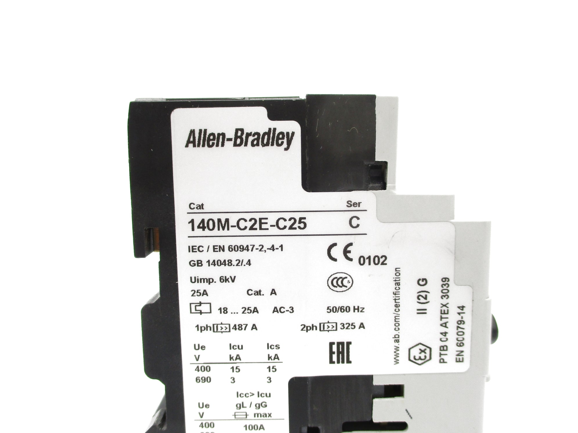 ALLEN BRADLEY 140M-C2E-C25 SER. C 600V 18-25A NSNP