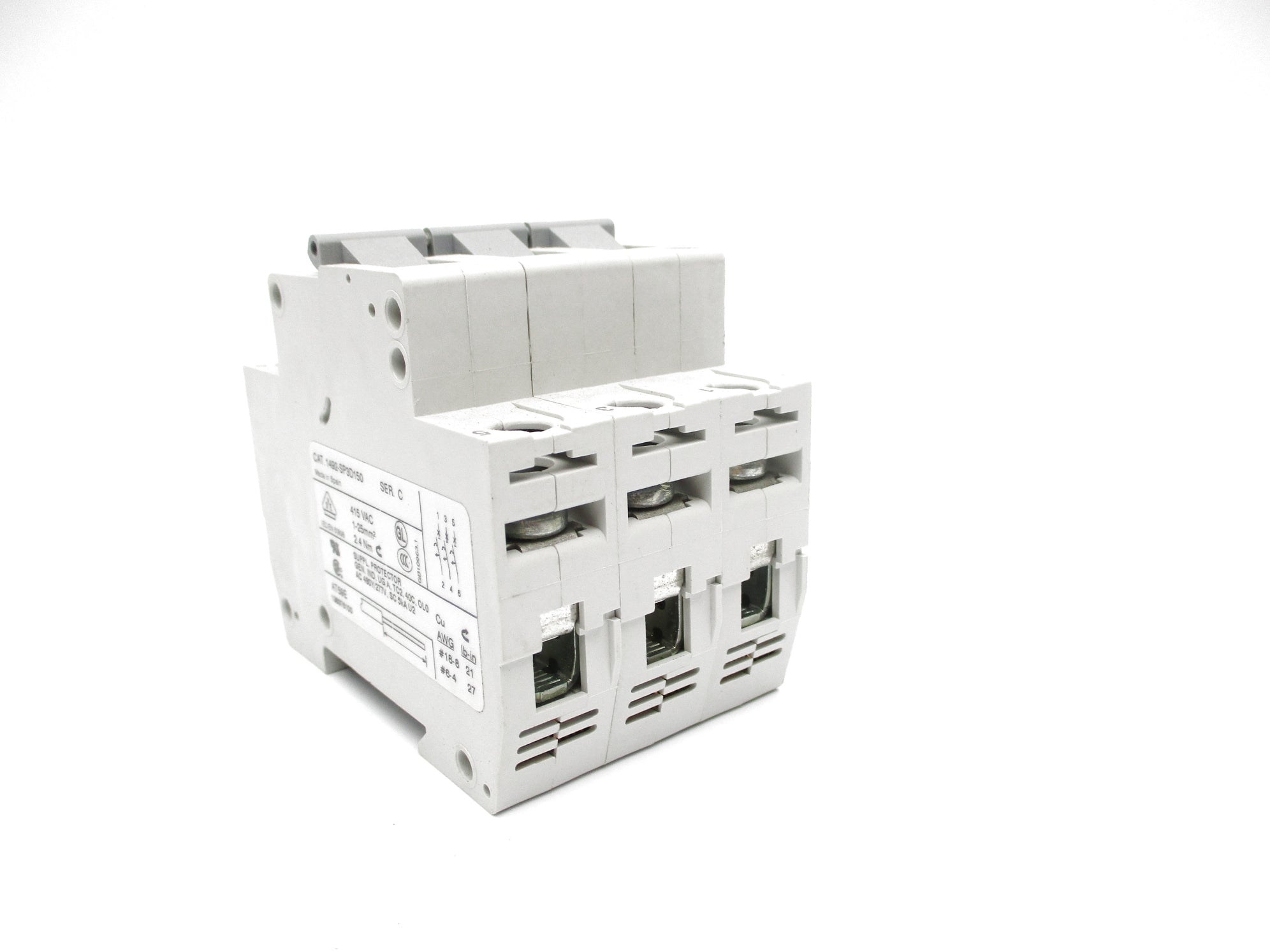 ALLEN BRADLEY 1492-SP3D150 SER. C 15A 277VAC NSNP