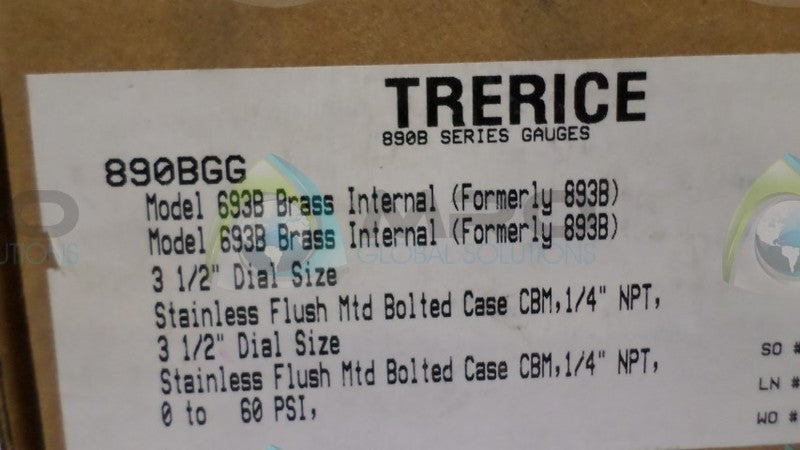 TRERICE 693B PRESSURE GAUGE NSMP