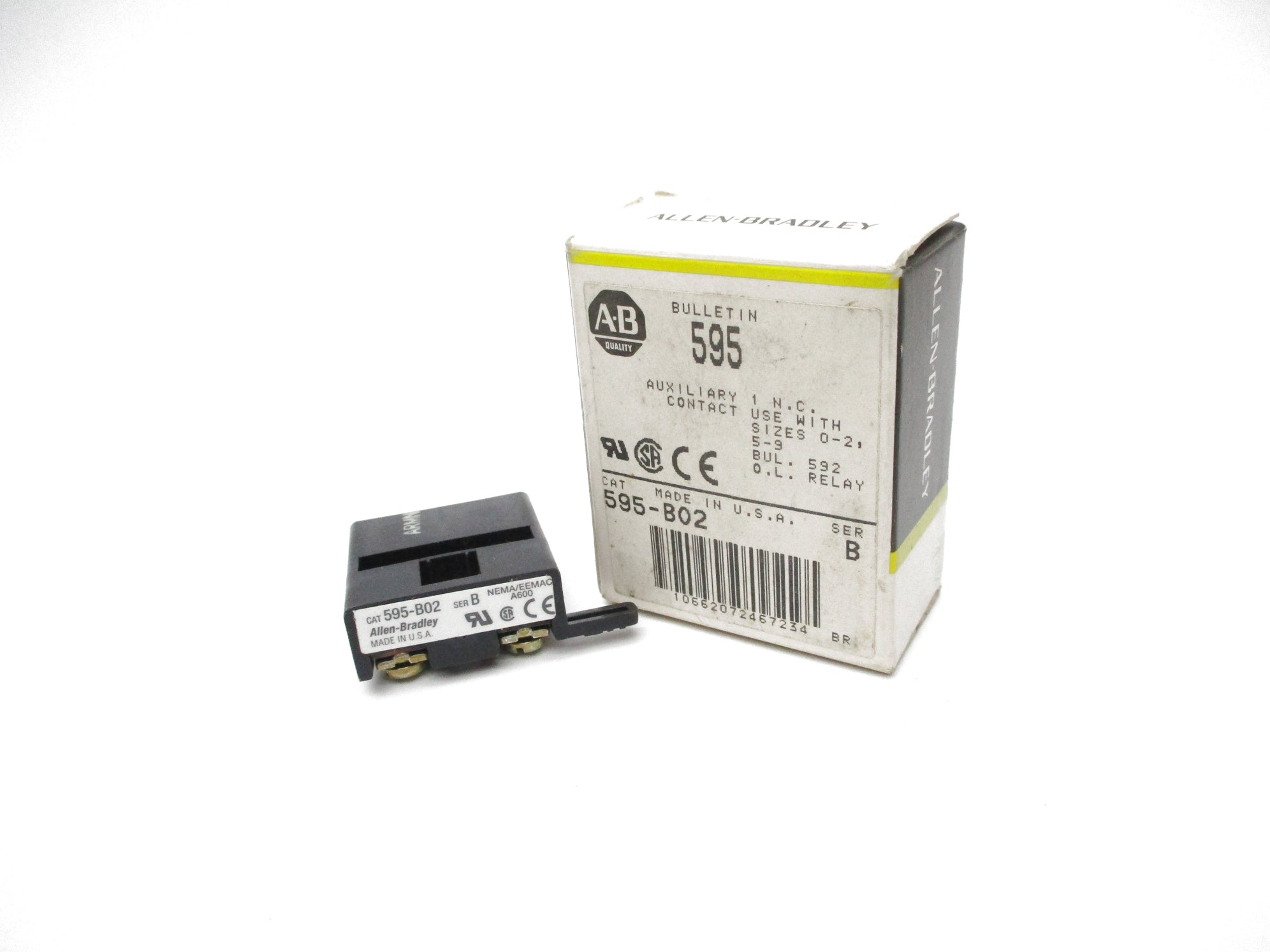 INDUSTRIAL SPARE PART 595-B02 SER. B (BK/YL) NSMP