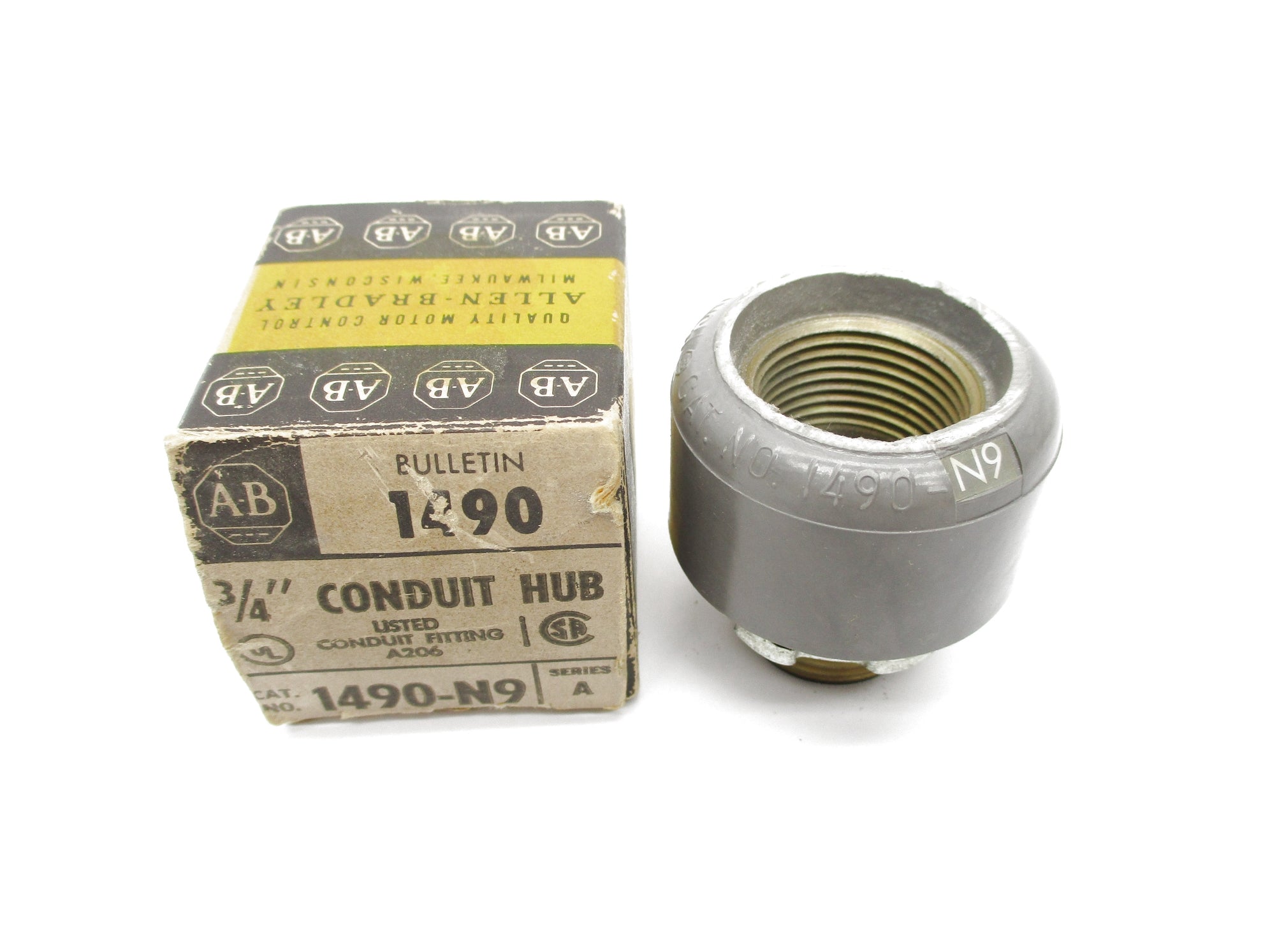 ALLEN BRADLEY 1490-N9 SER. A (BK/YL) NSMP