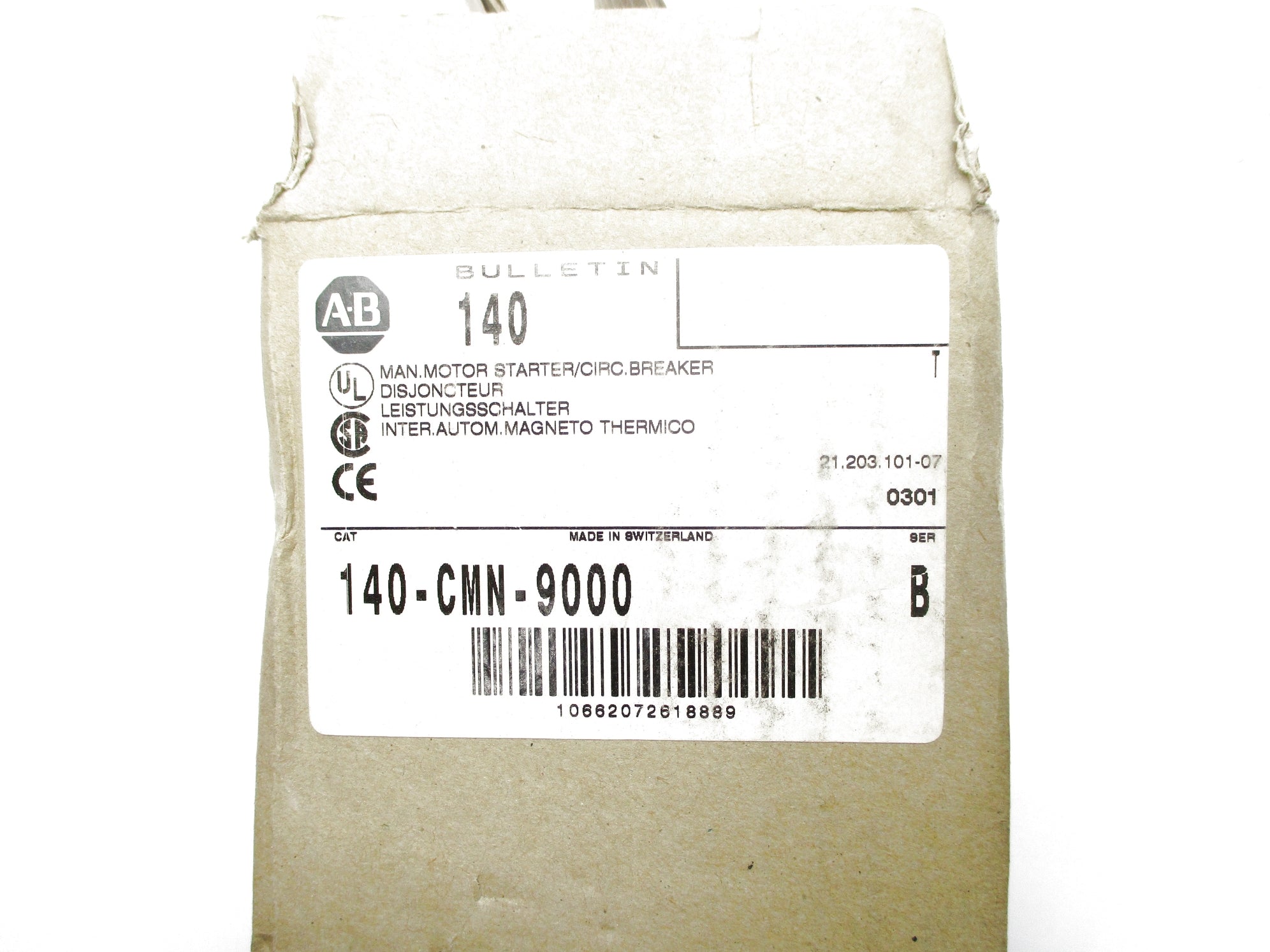 ALLEN BRADLEY 140-CMN-9000 SER. B 63-90A 690V (BR/WH) NSMP