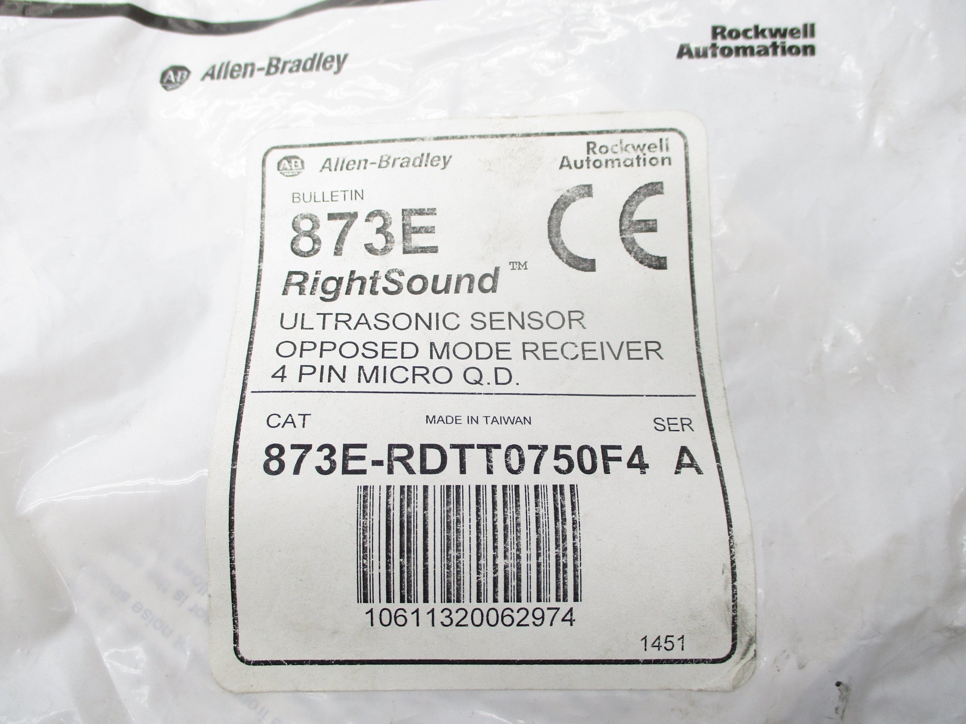ALLEN BRADLEY 873E-RDTT0750F4 SER. A NSMP