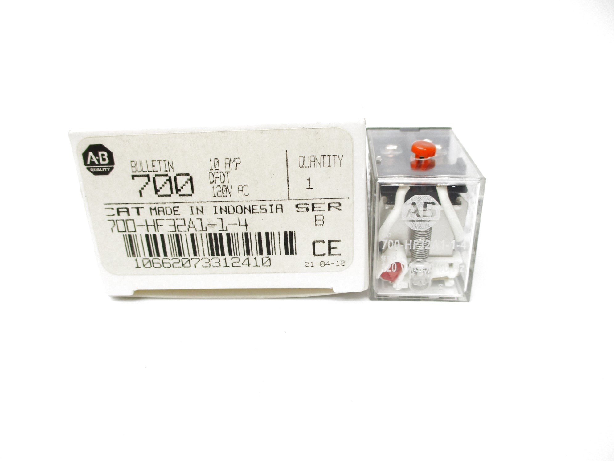 ALLEN BRADLEY 700-HF32A1-1-4 SER. B 10A 120VAC (WH) NSMP