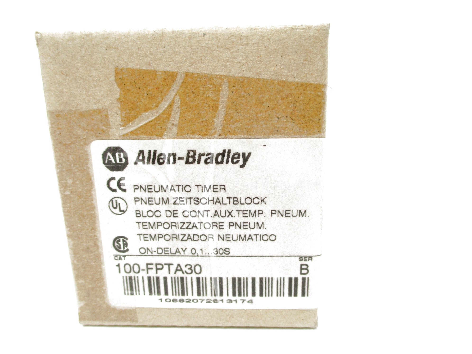 ALLEN BRADLEY 100-FPTA30 SER. B 0.1-30S (BR/WH) NSMP