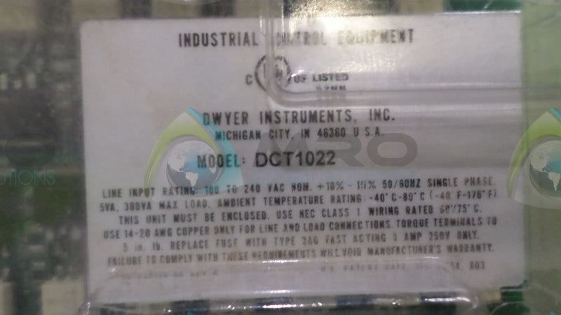 DWYER DCT1002 *NEW IN BOX*