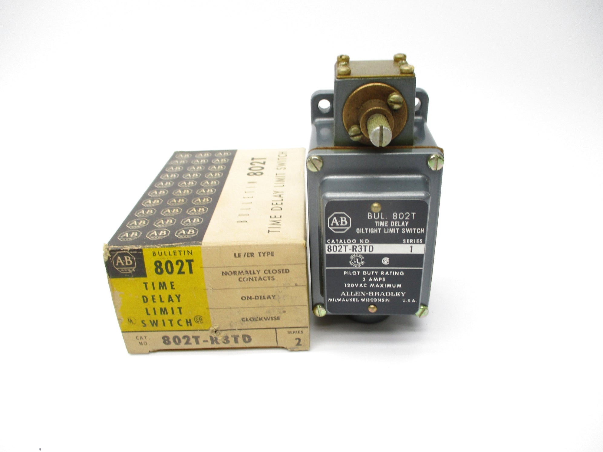 ALLEN BRADLEY 802T-R3TD SER. 2 (BK/YL) NSMP
