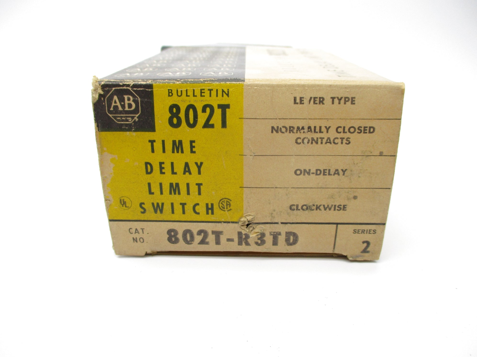 ALLEN BRADLEY 802T-R3TD SER. 2 (BK/YL) NSMP