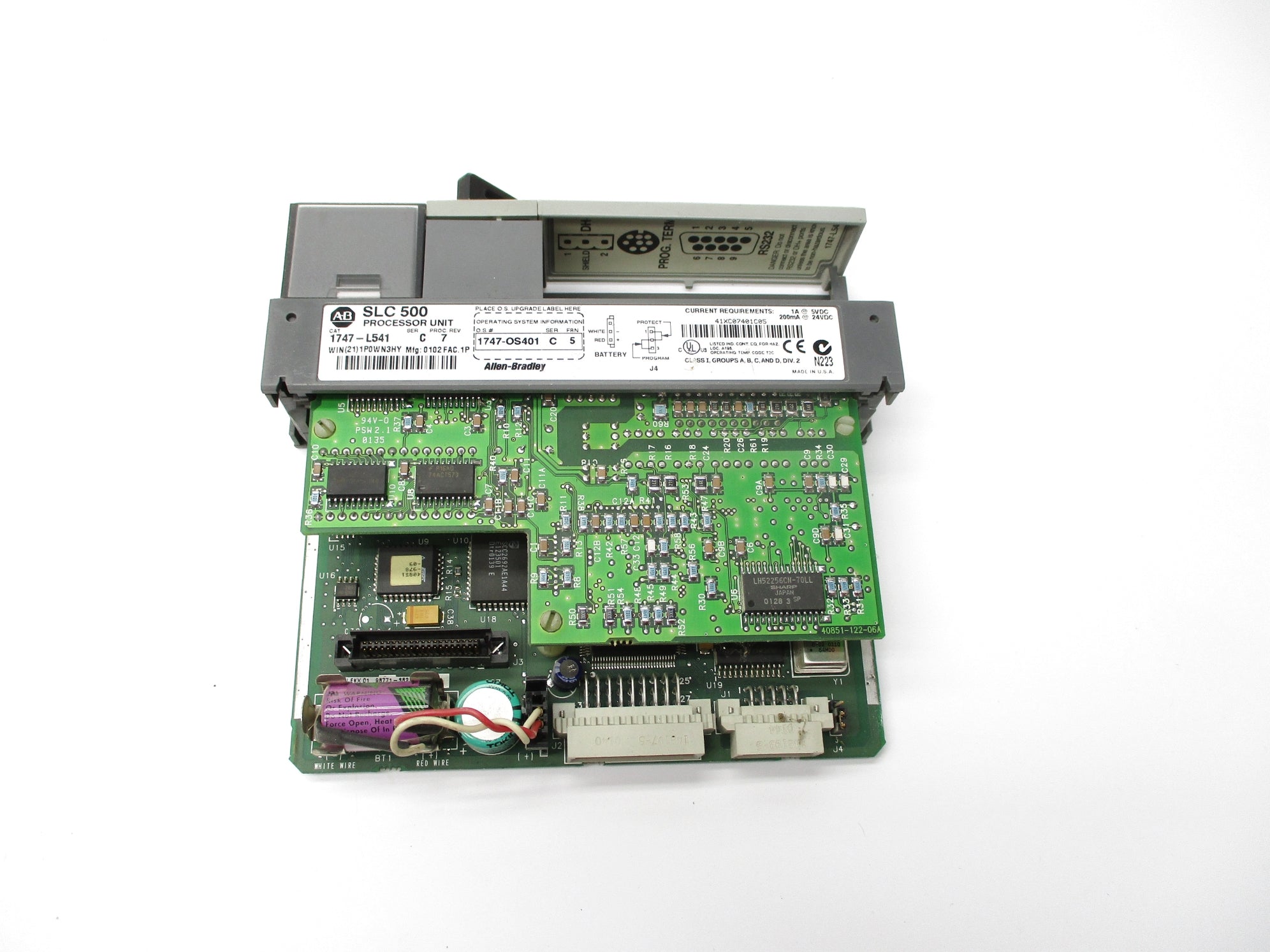 ALLEN BRADLEY 1747-L541 SER. C F/W 5 UNMP