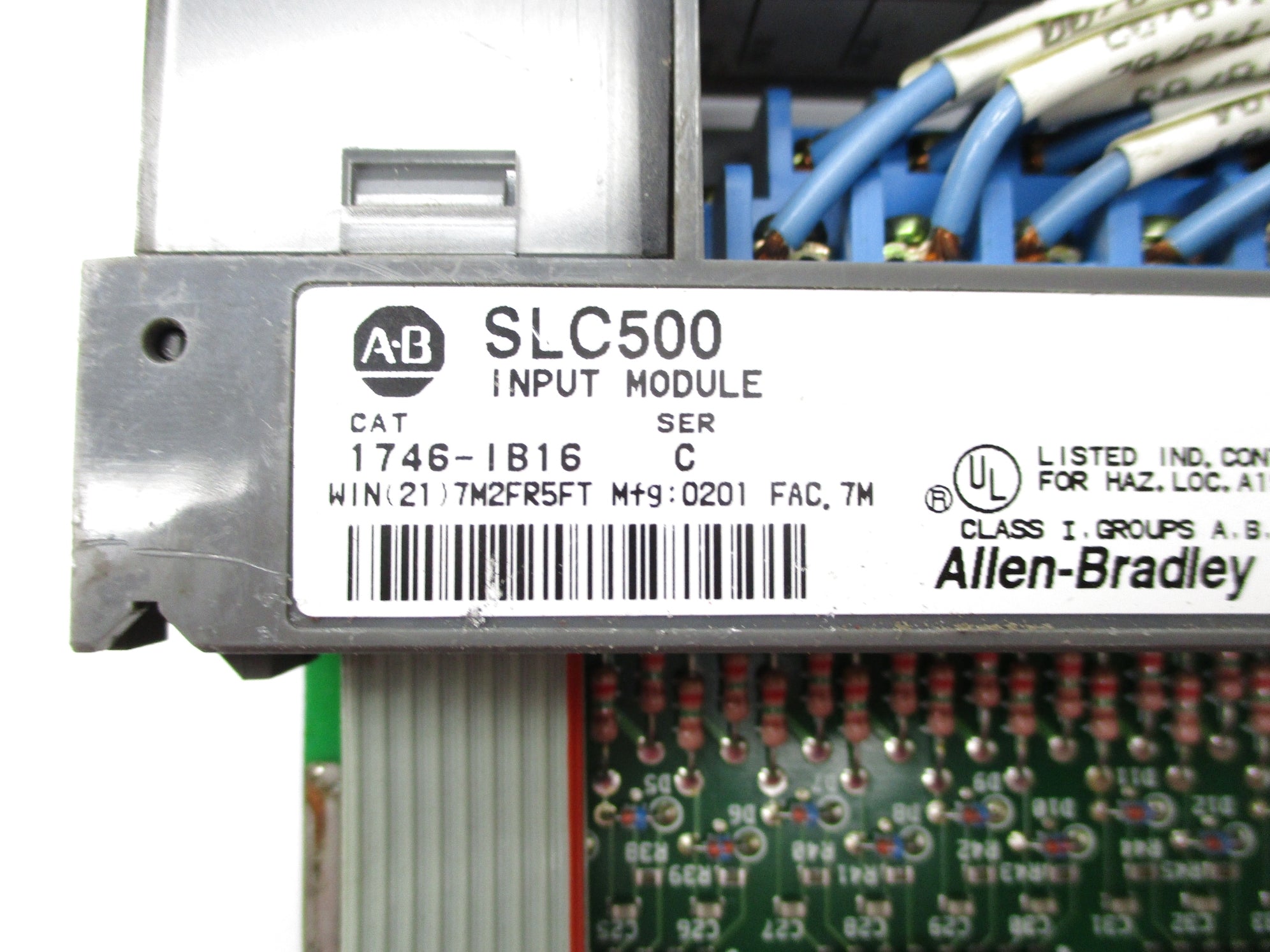 ALLEN BRADLEY 1746-IB16 SER. C (AS PICTURED) UNMP