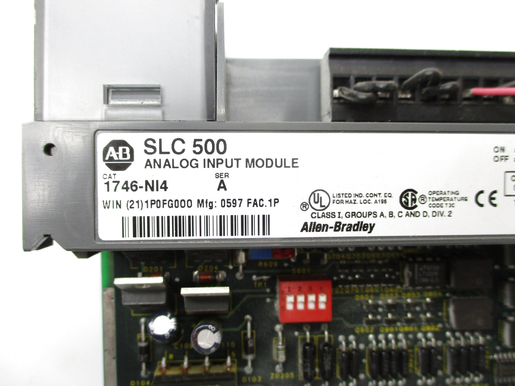 ALLEN BRADLEY 1746-NI4 SER. A (AS PICTURED) UNMP