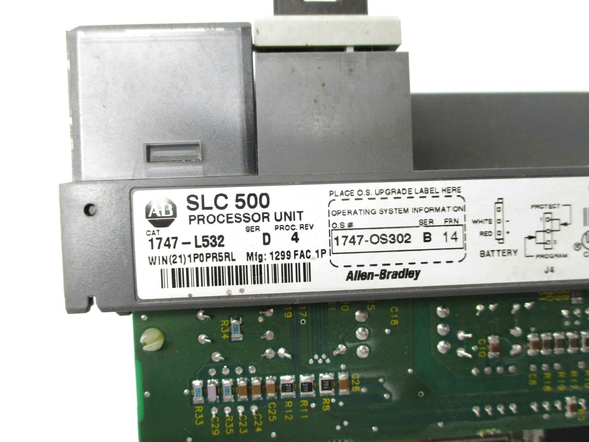 ALLEN BRADLEY 1747-L532 SER. D F/W 14 UNMP