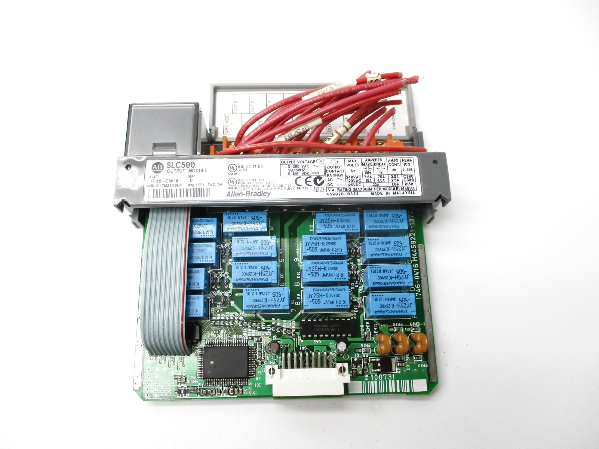 ALLEN BRADLEY 1746-OW16 SER. D (AS PICTURED) UNMP