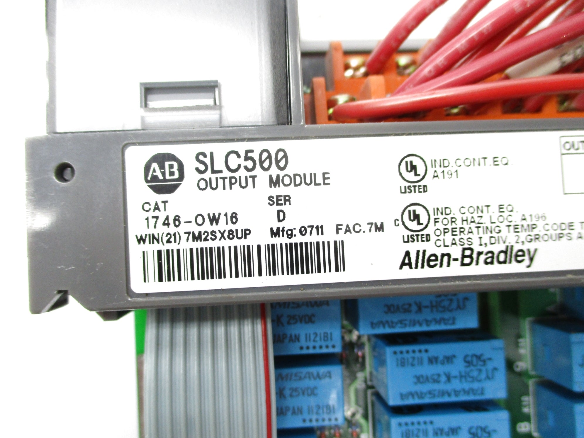 ALLEN BRADLEY 1746-OW16 SER. D (AS PICTURED) UNMP