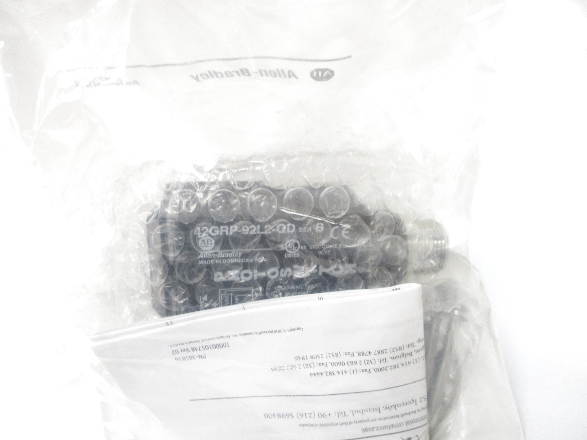 ALLEN BRADLEY 42GRP-92L2-QD SER. B NSMP