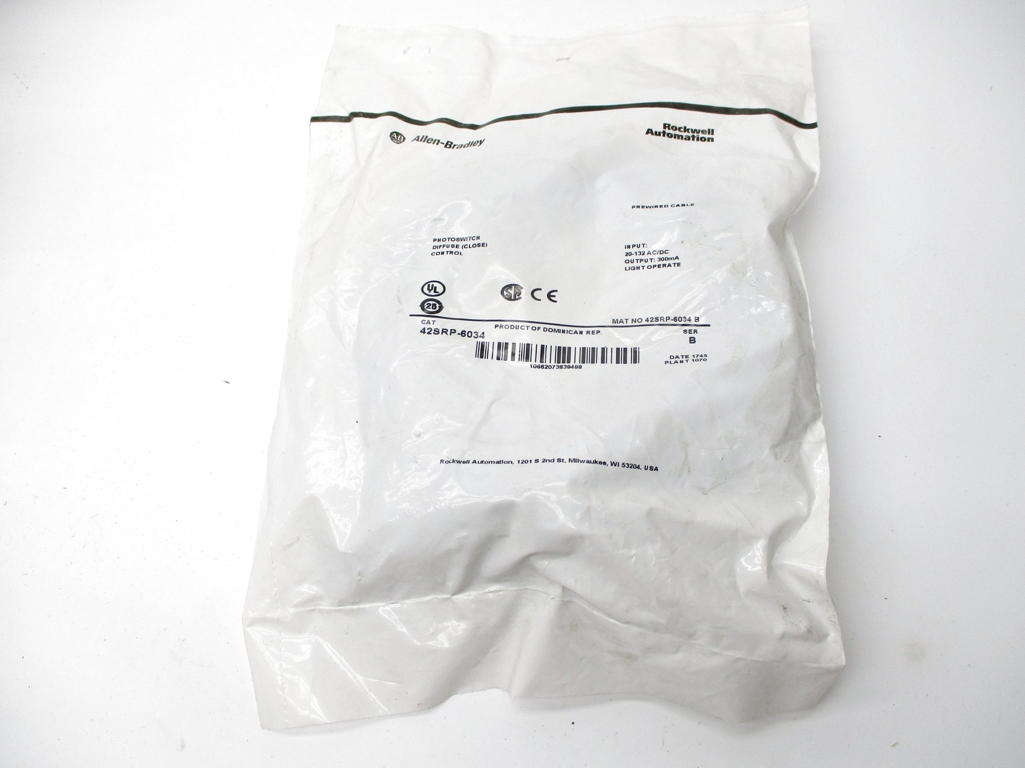 ALLEN BRADLEY 42SRP-6034 SER. B NSMP