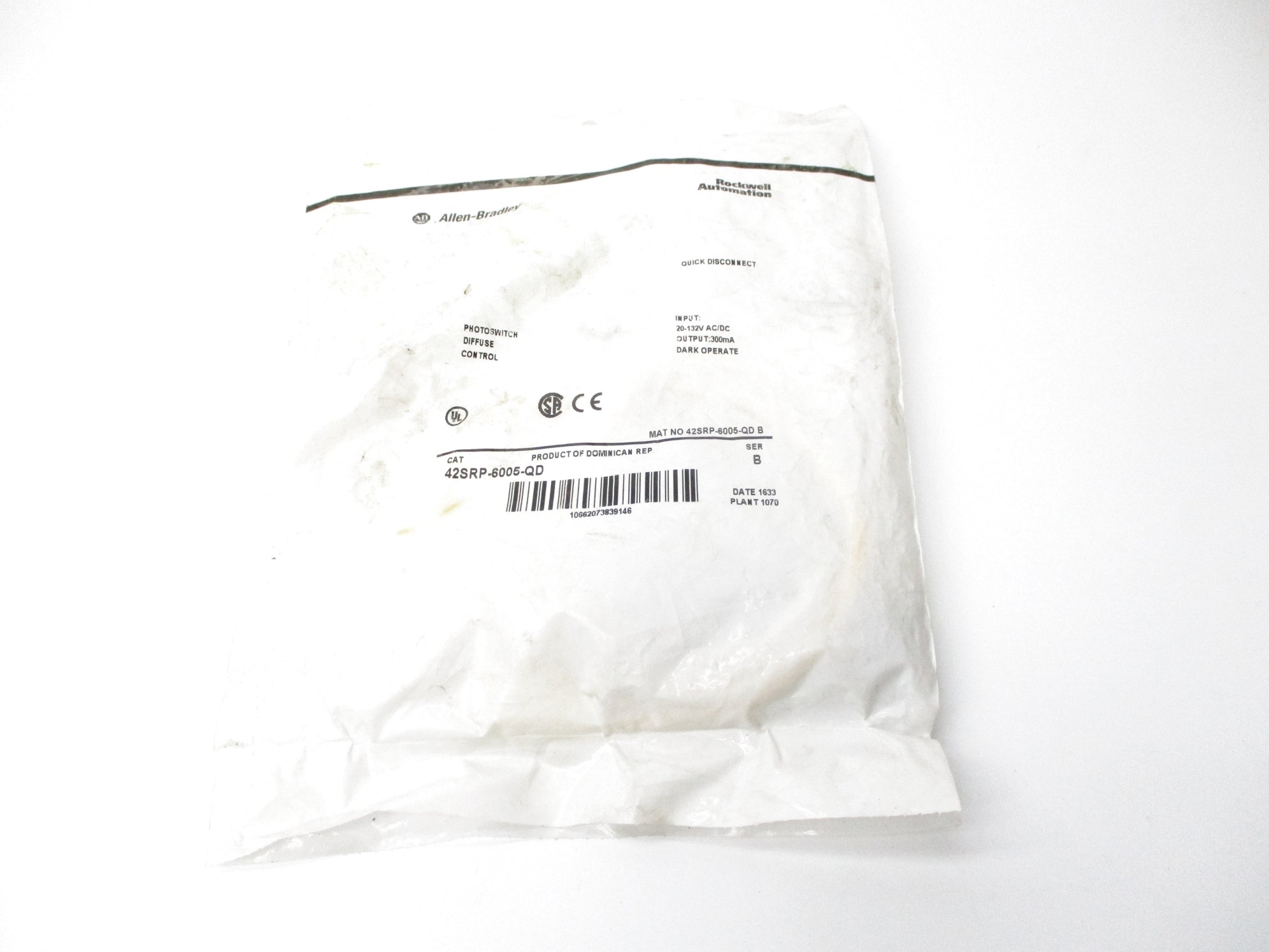 ALLEN BRADLEY 42SRP-6005-QD SER. B NSMP