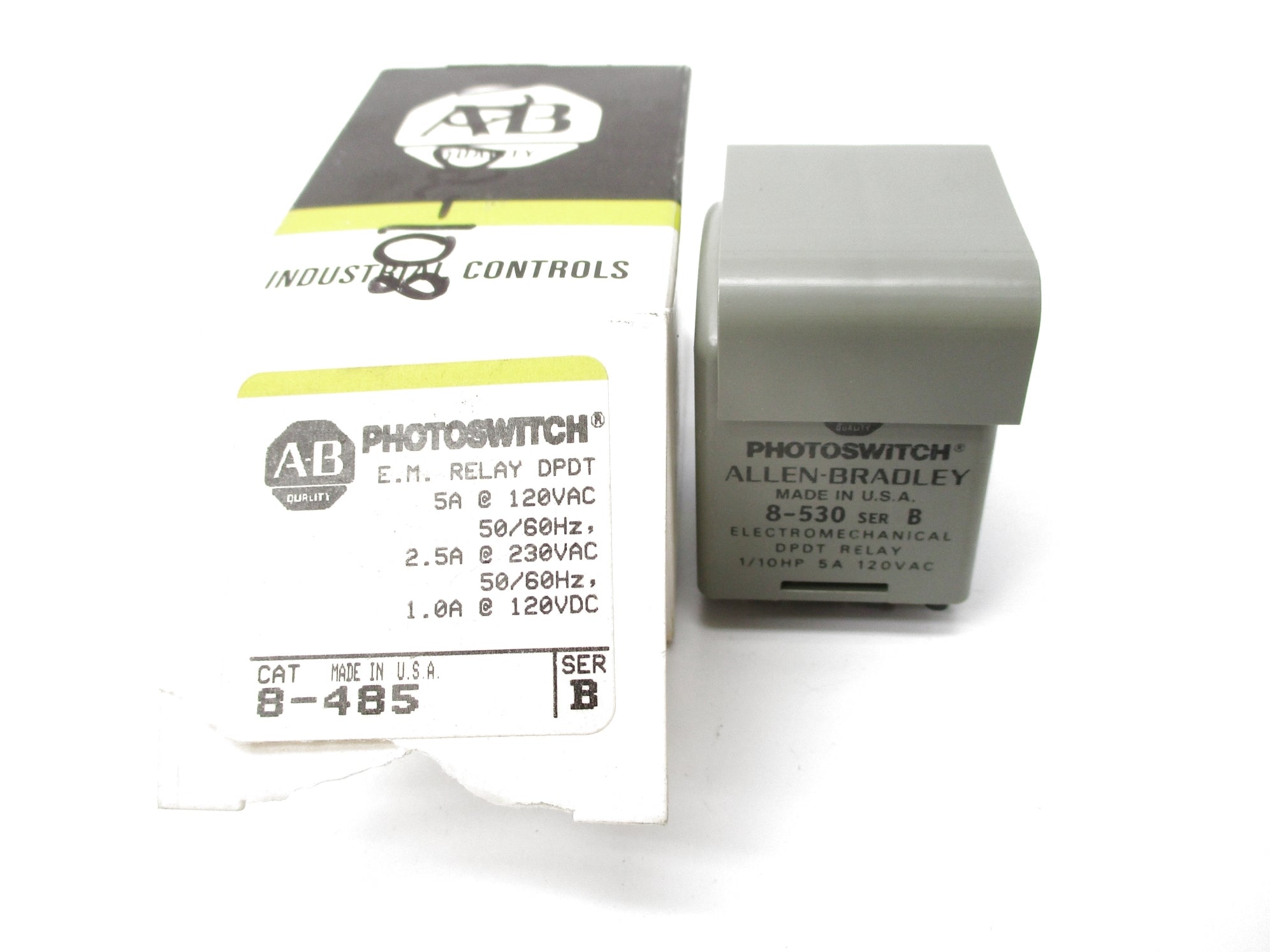 INDUSTRIAL SPARE PART 8-485 SER. B 120VAC 5A (BK/YL) NSMP