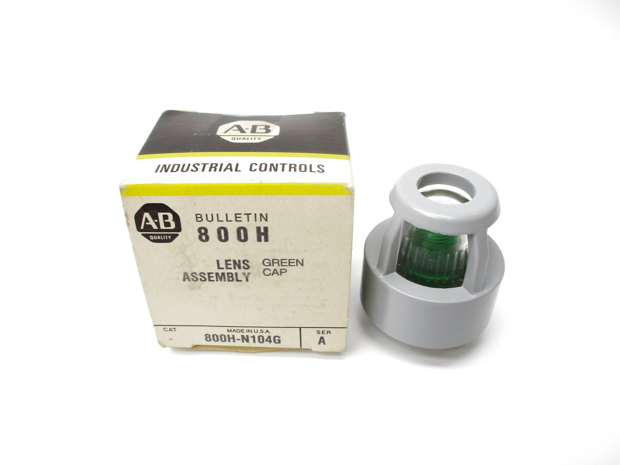 ALLEN BRADLEY 800H-N104G SER. A (BK/YL) NSMP