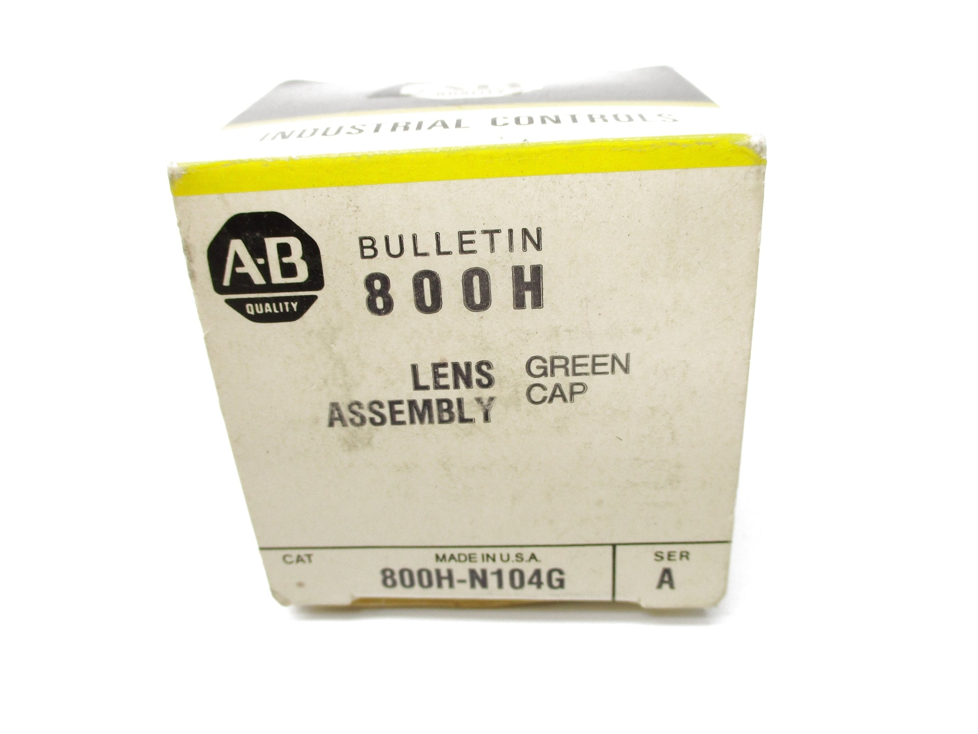 ALLEN BRADLEY 800H-N104G SER. A (BK/YL) NSMP