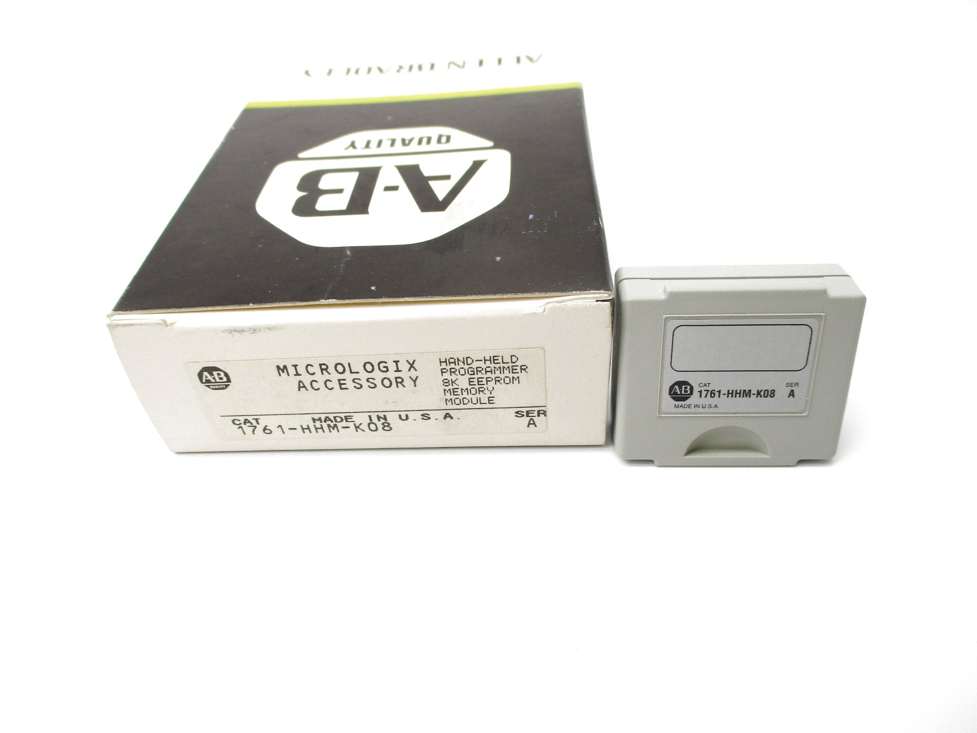 ALLEN BRADLEY 1761-HHM-K08 SER. A (BK/YL) NSMP