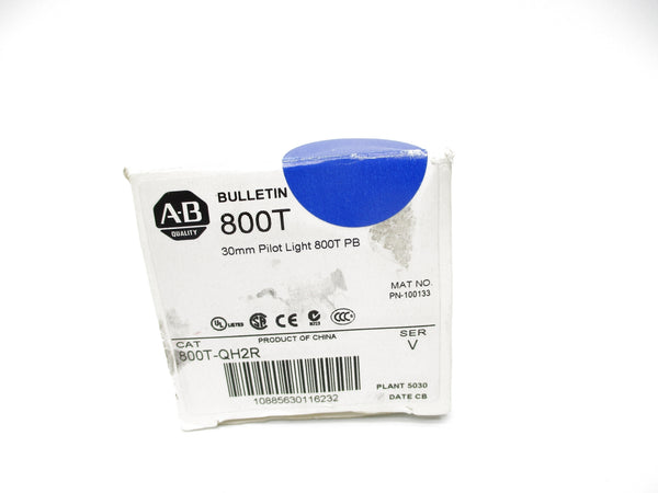 ALLEN BRADLEY 800T-QH2R SER. V 12-130VAC/DC (WH) NSMP