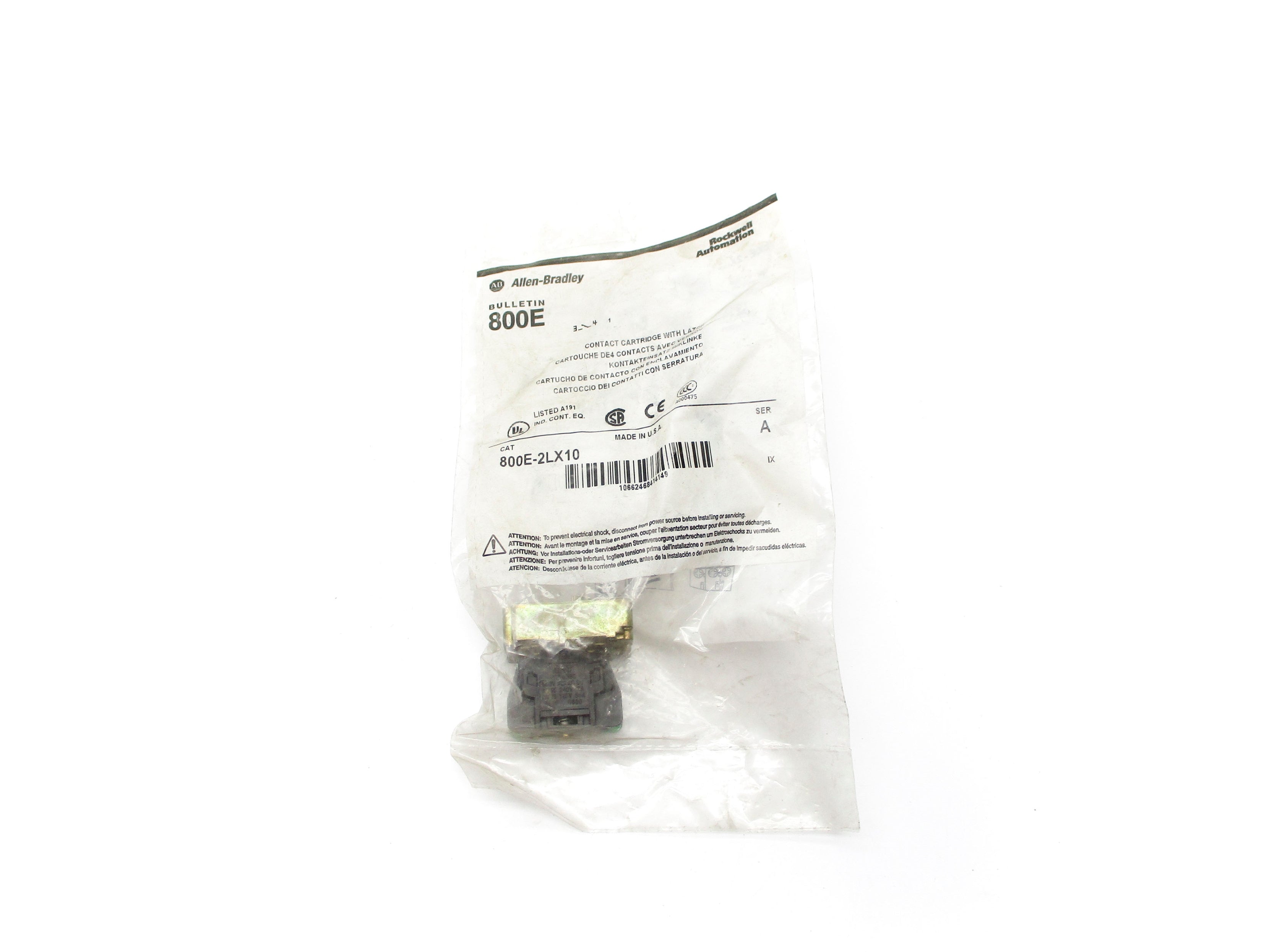 INDUSTRIAL SPARE PART 800E-2LX10 SER. A NSMP