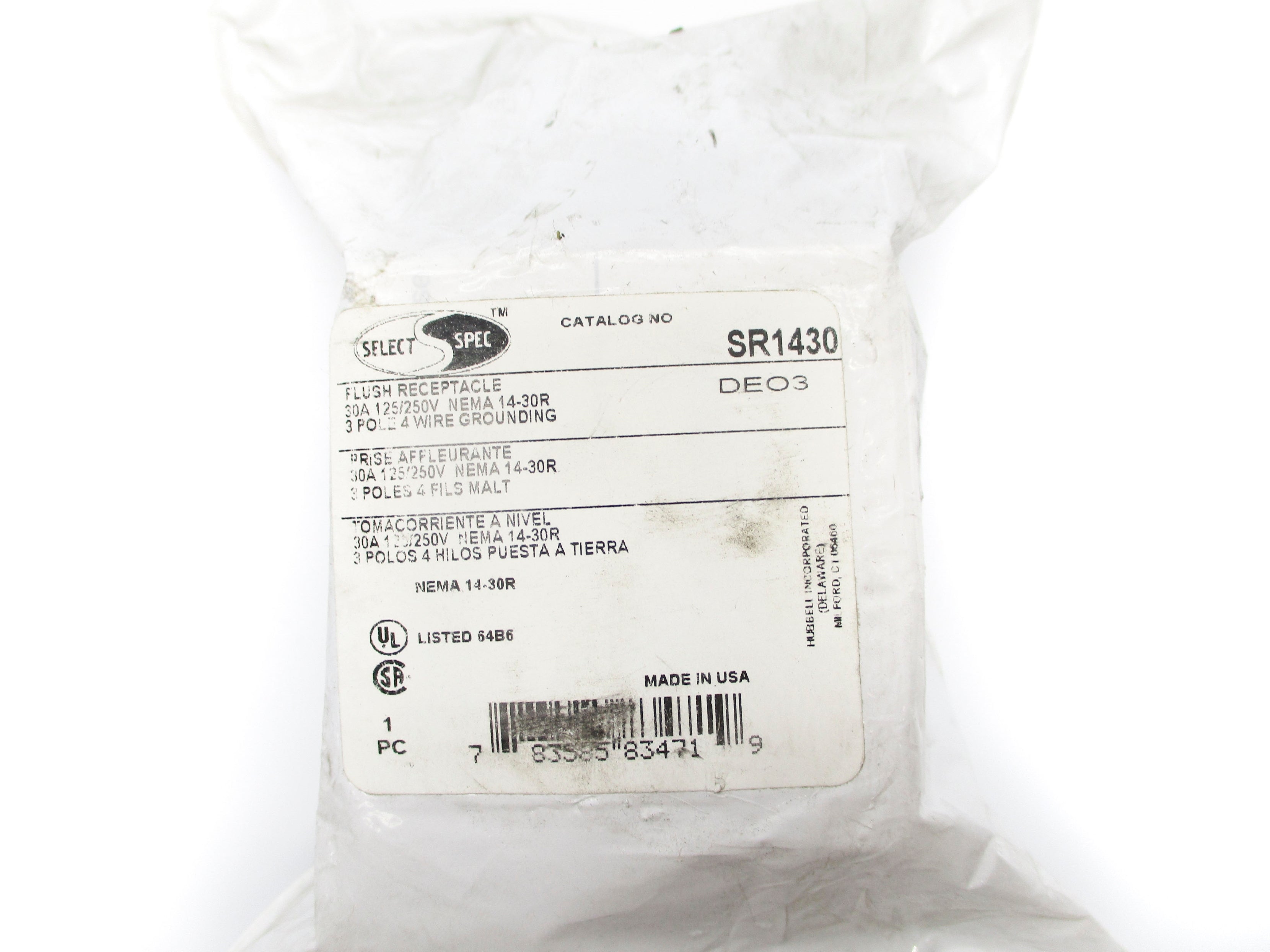 HUBBELL SR1430 NSMP