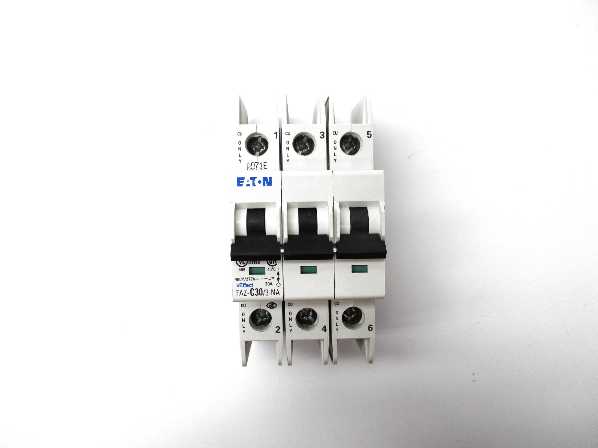 EATON FAZ-C30/3-NA 277VAC 30A NSMP