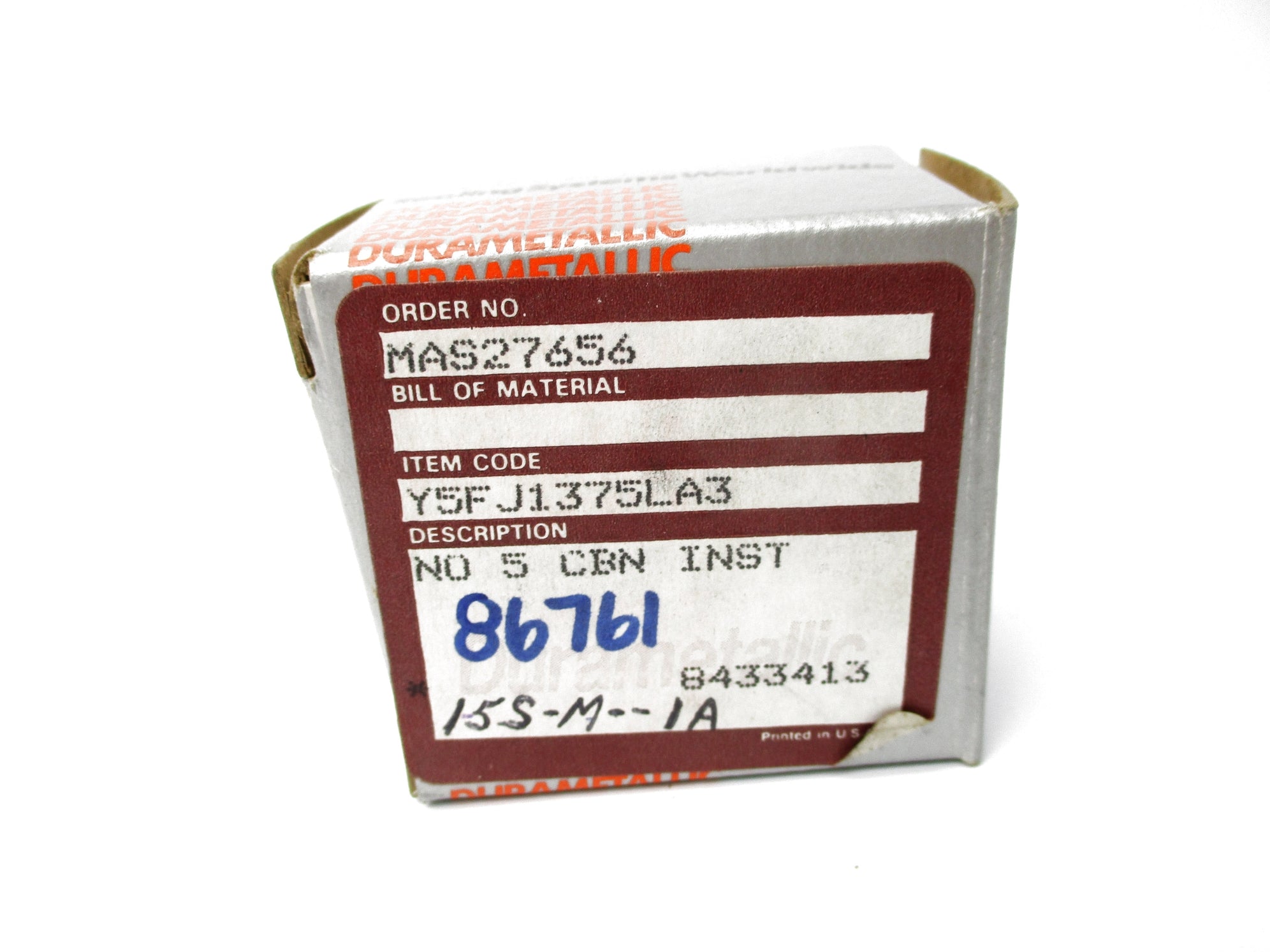 DURAMETALLIC Y5FJ1375LA3 NSMP