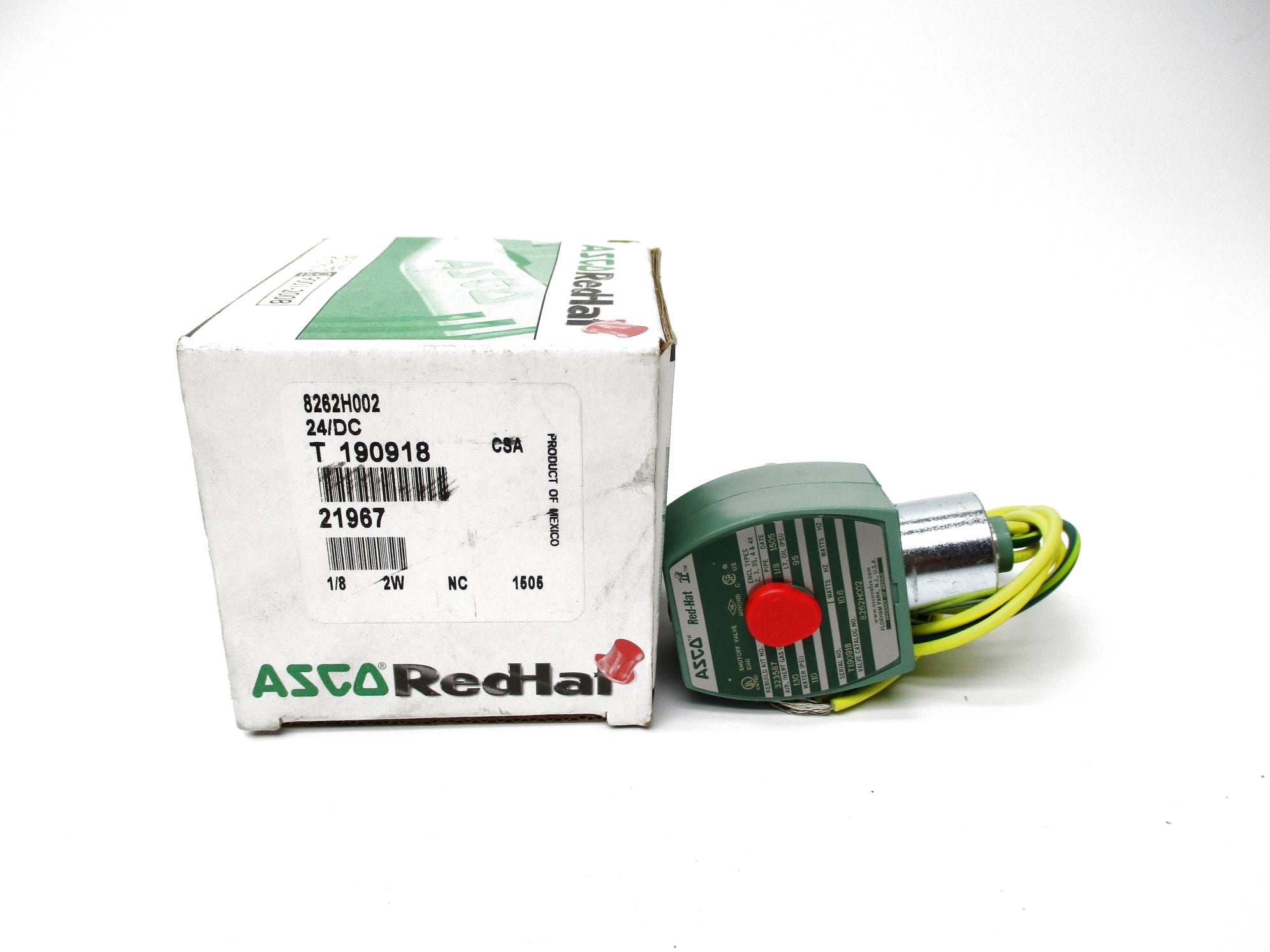 ASCO 8262H002 24VDC 110PSI 1/8" NSMP