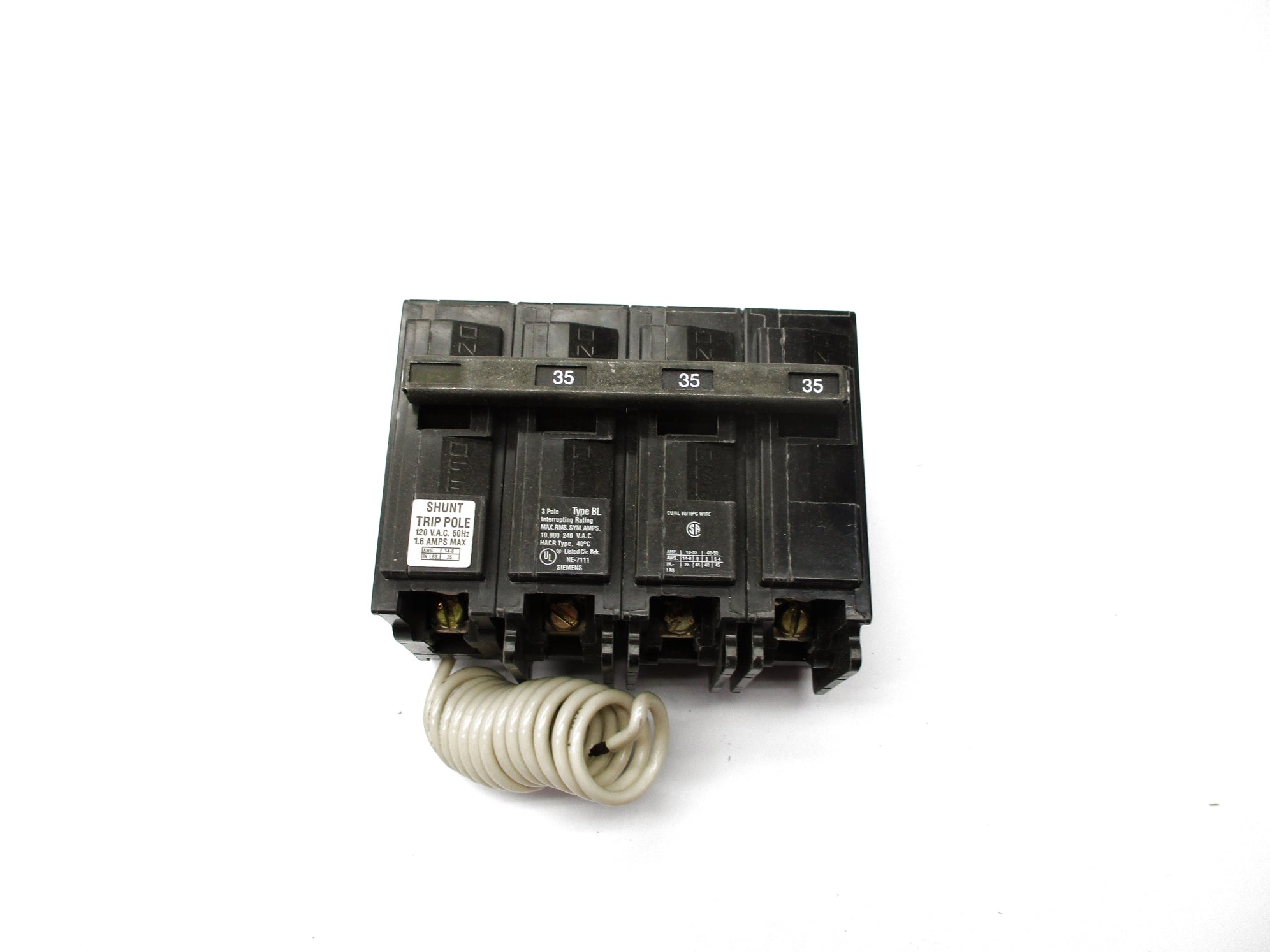 SIEMENS B33500S01 35A 240VAC NSMP