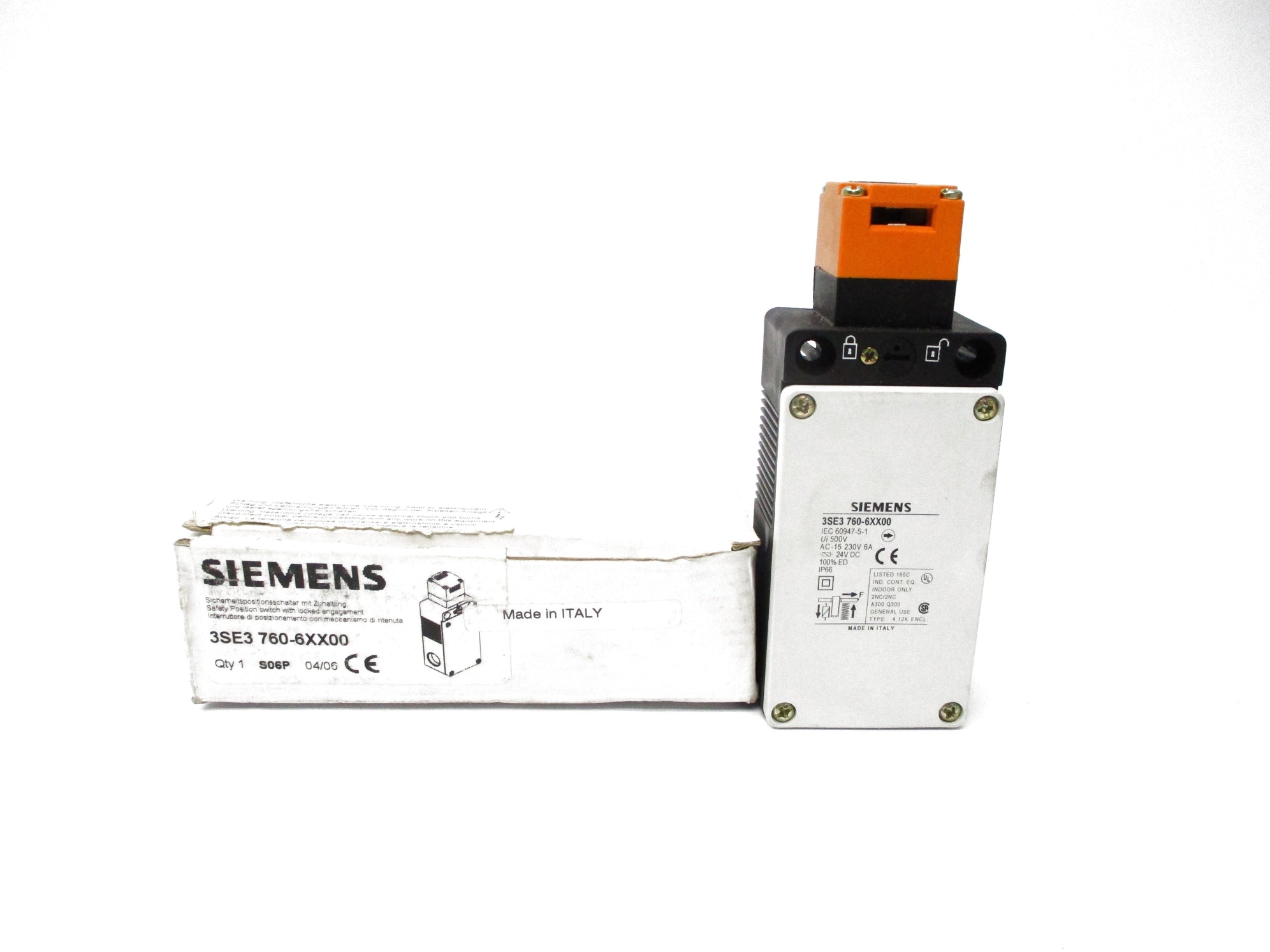 SIEMENS 3SE3760-6XX00 500V 6A NSMP