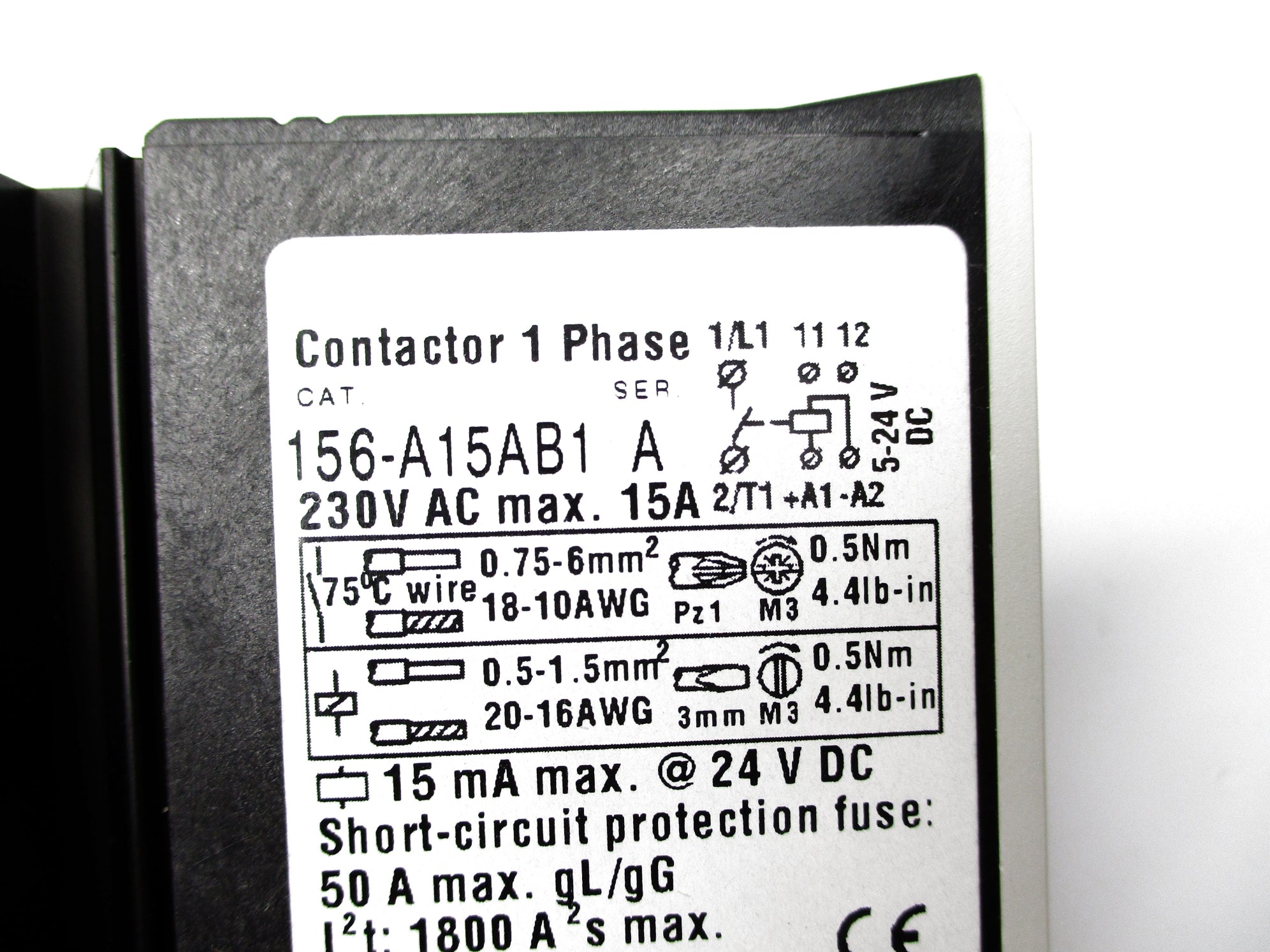 ALLEN BRADLEY 156-A15AB1 SER. A 230VAC NSNP