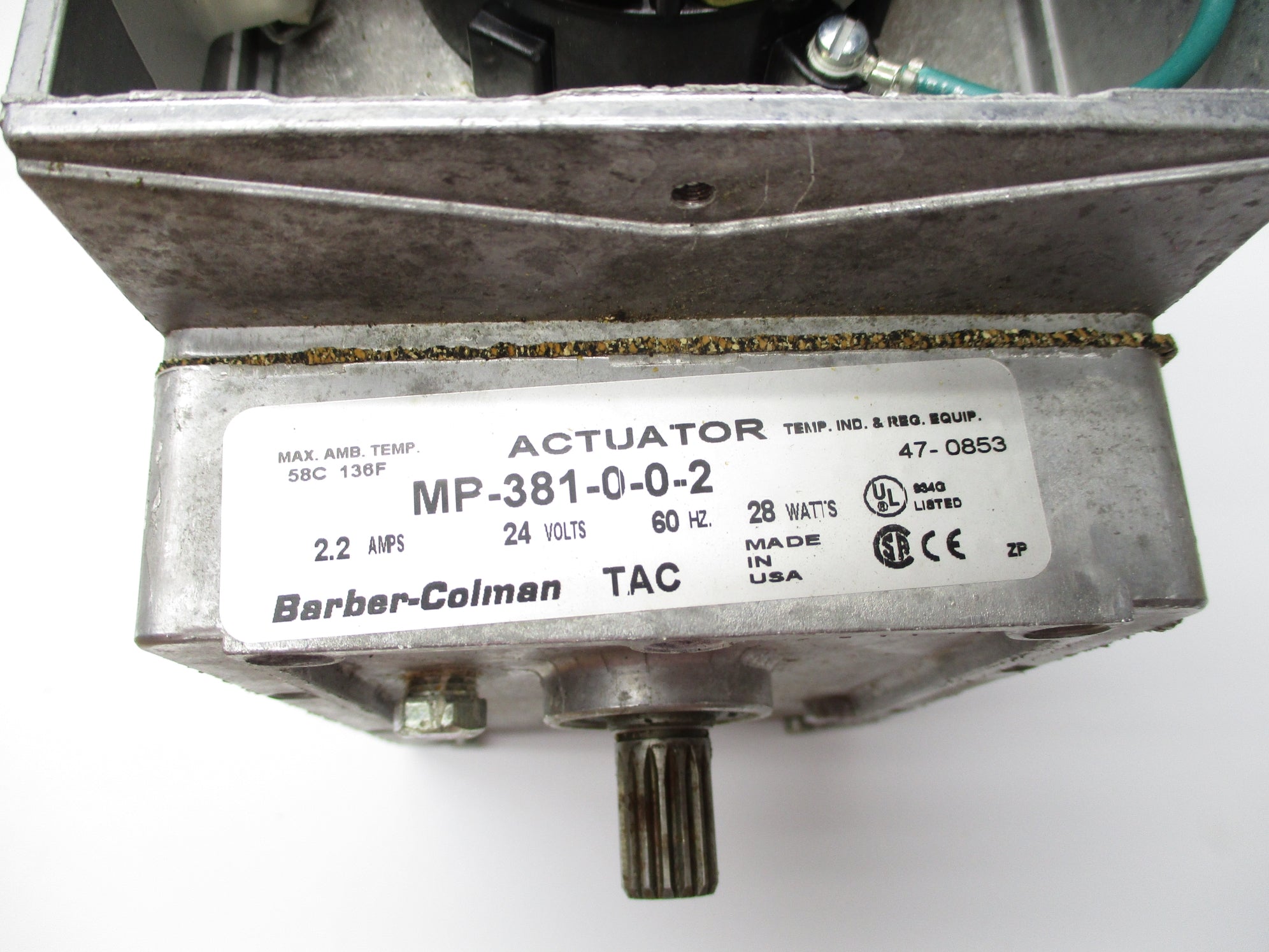 BARBER-COLMAN MP-381-0-0-2 NSNP