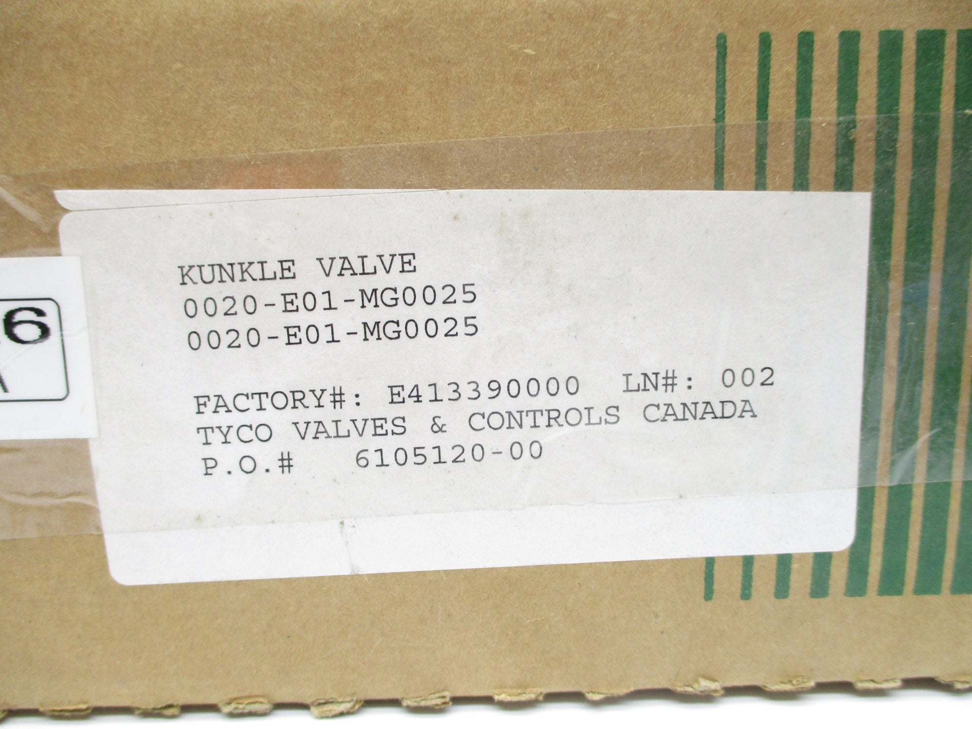 KUNKLE 0020-E01-MG0025 25PSIG NSMP