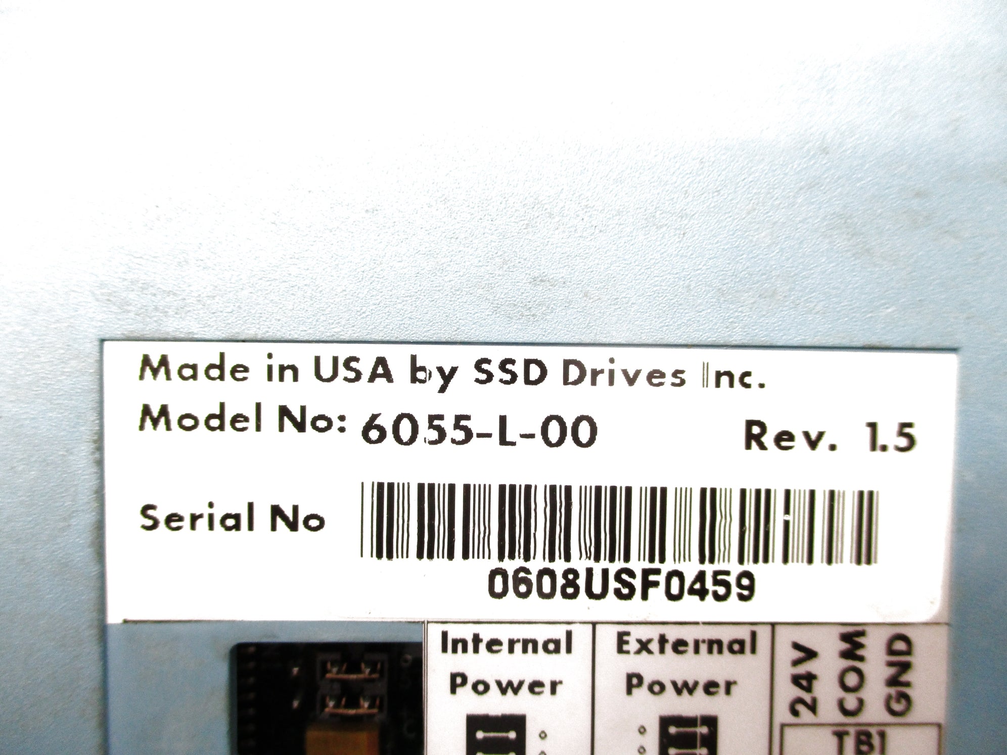 SSD DRIVES 6055-L-00 REV. 1.5 UNMP
