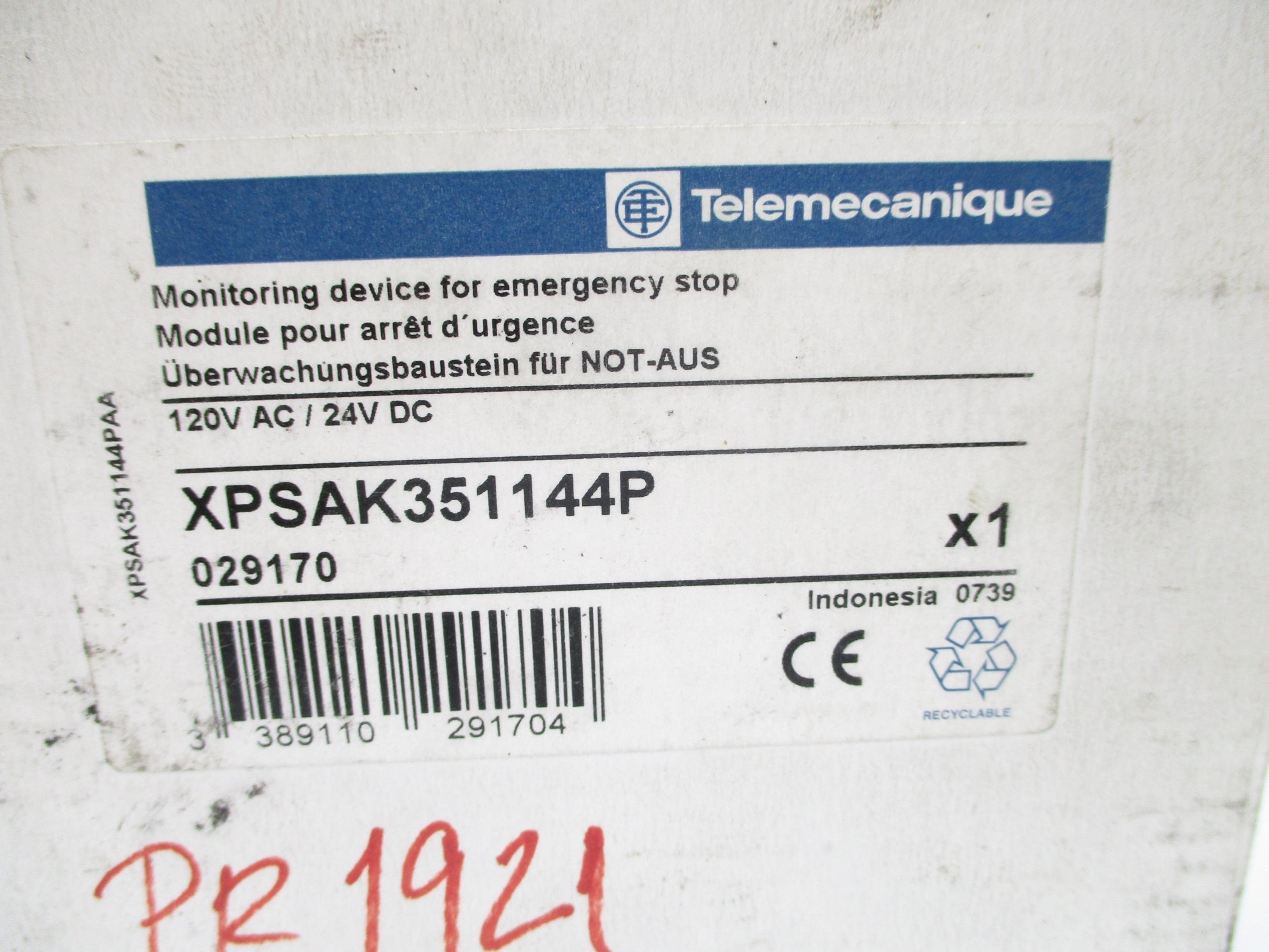 TELEMECANIQUE XPSAK351144P NSMP