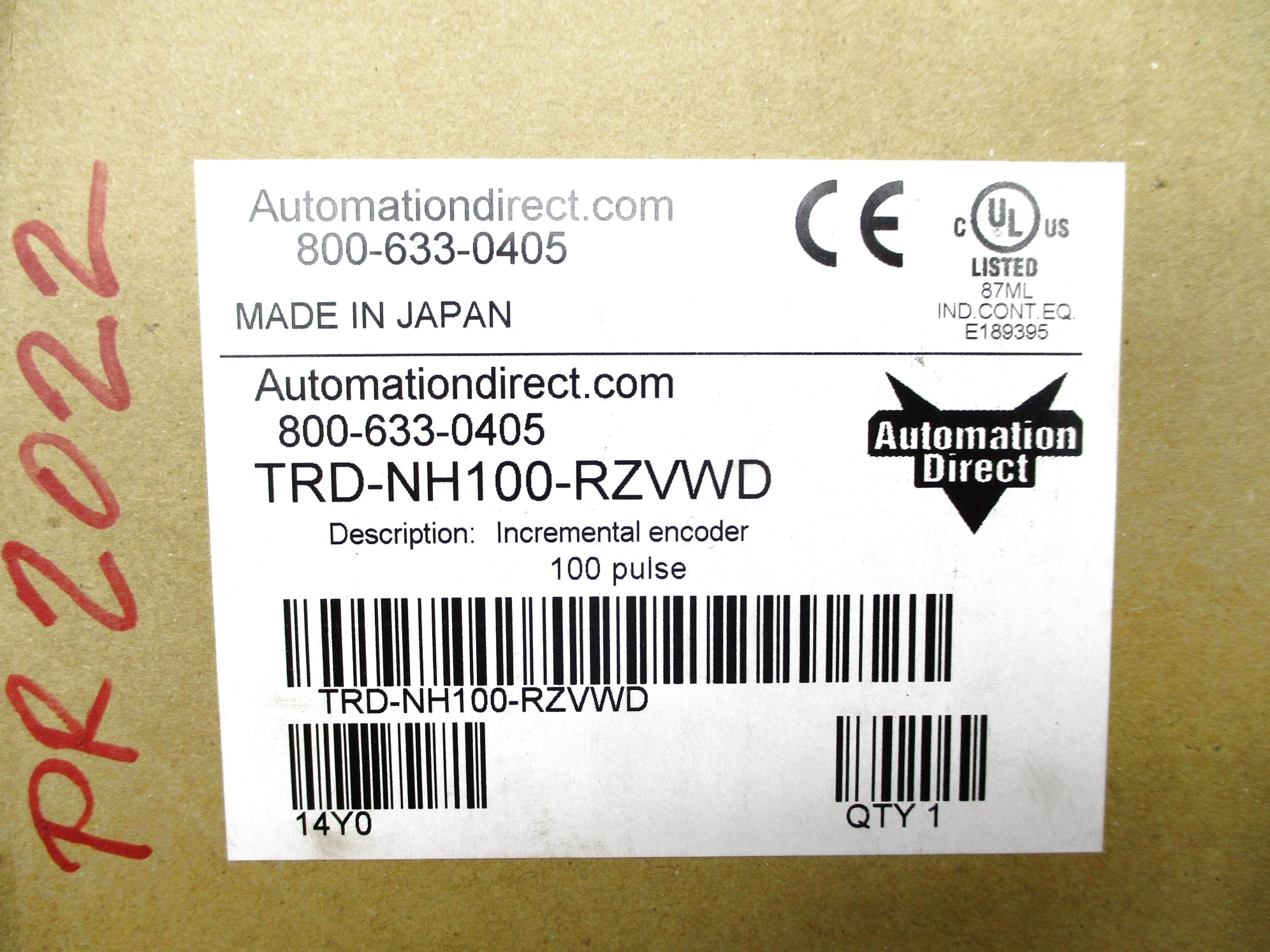 AUTOMATION DIRECT TRD-NH100-RZVWD NSMP