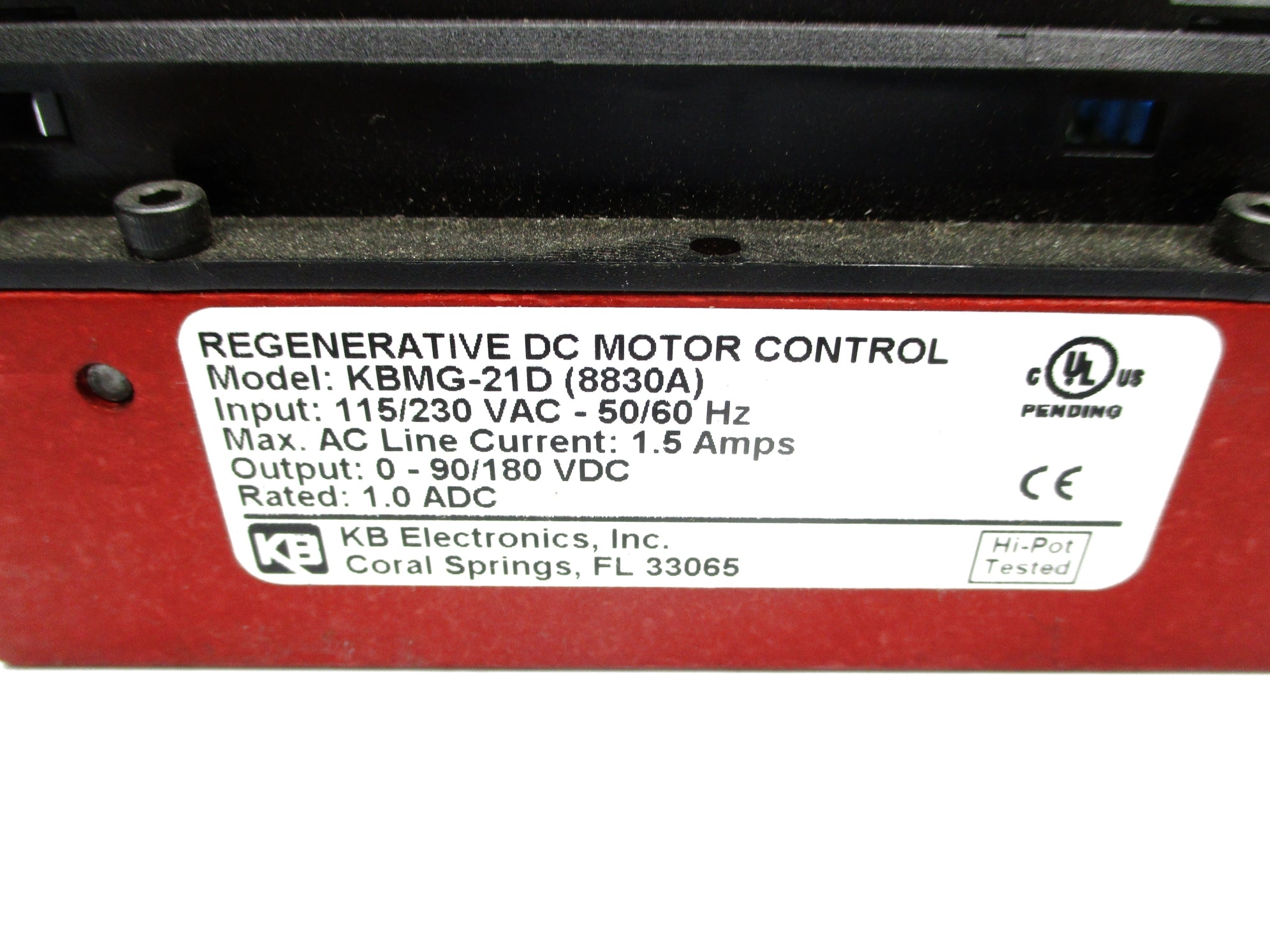 KB ELECTRONICS KBMG-21D (8830A) UNMP