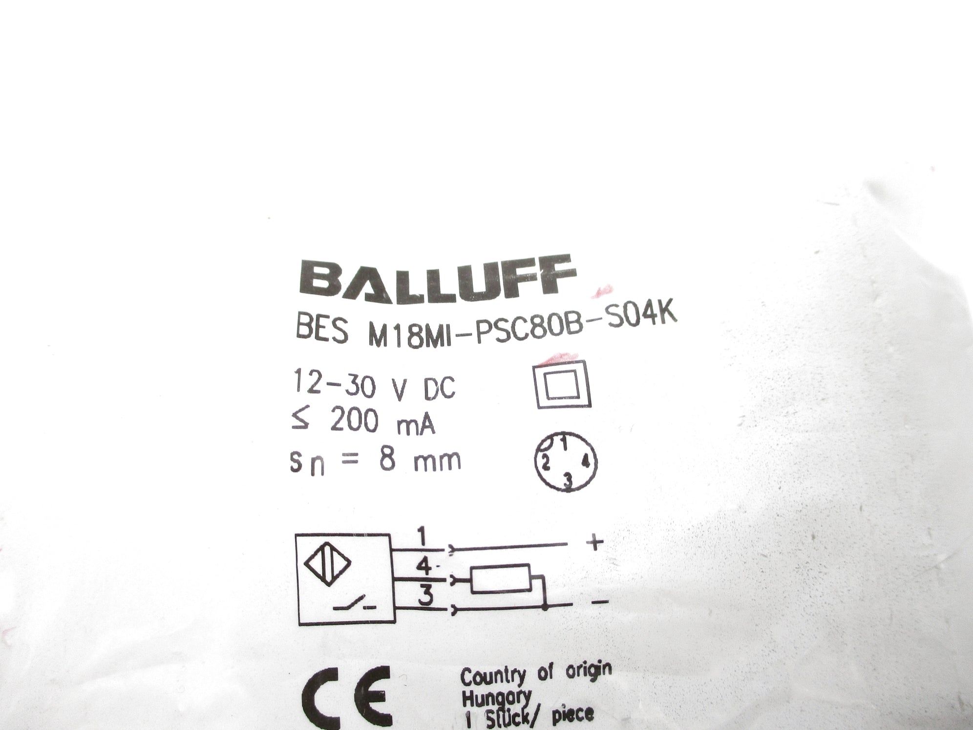 BALLUFF BESM18MI-PSC80B-S04K NSMP