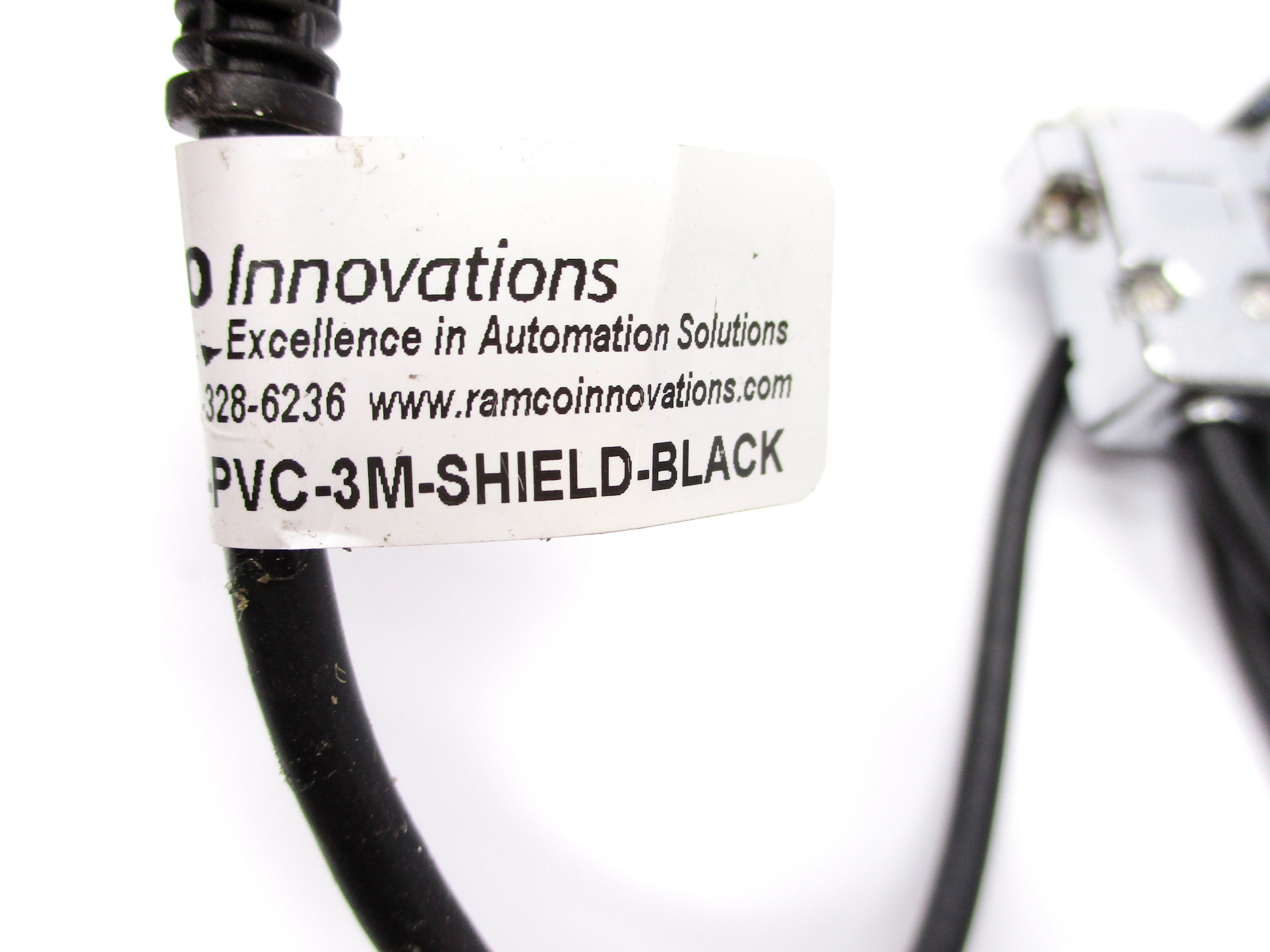RAMCO M8-FA4-PVC-3M-SHIELD-BLACK NSNP