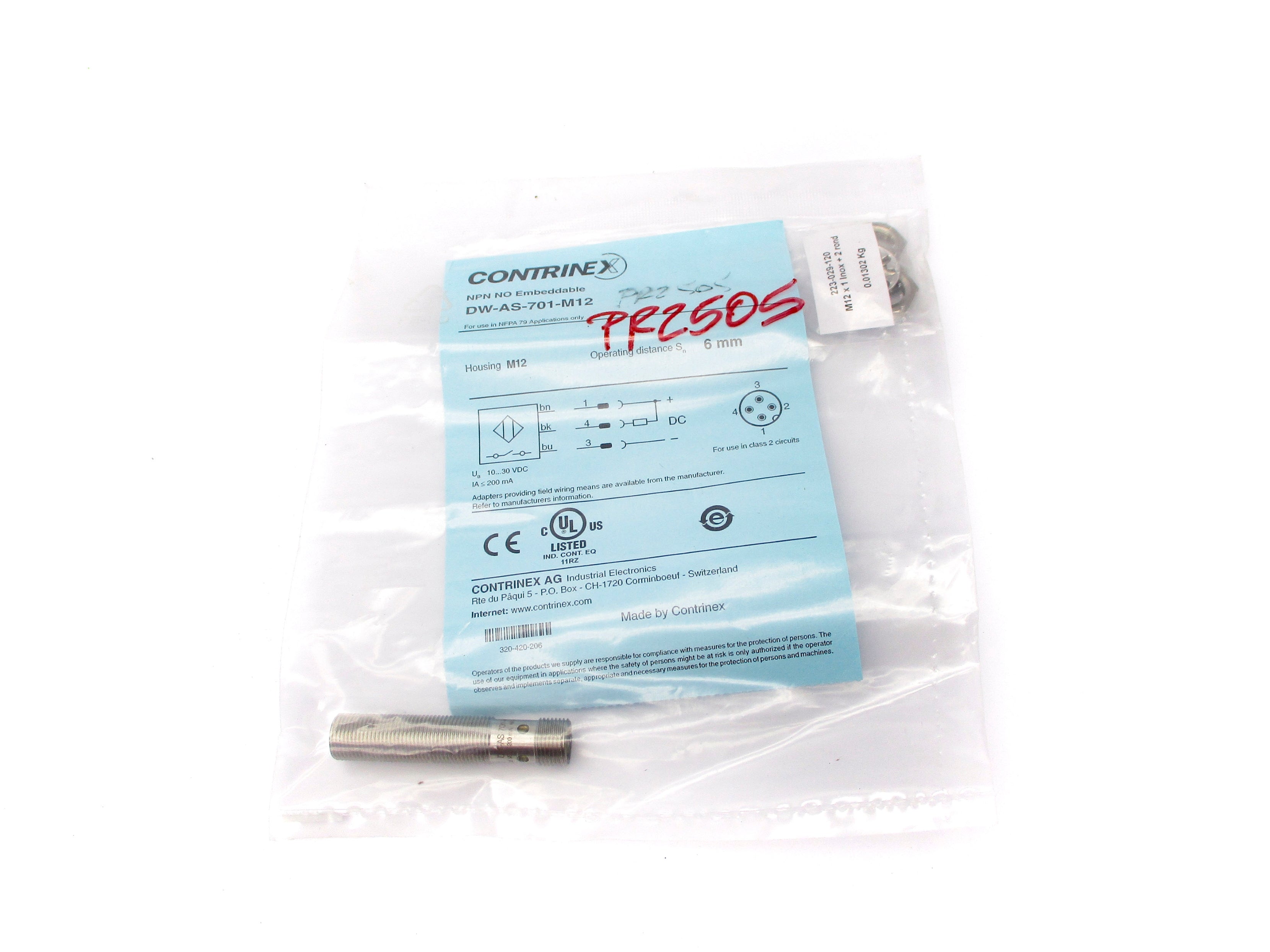 CONTRINEX DW-AS-701-M12 NSMP
