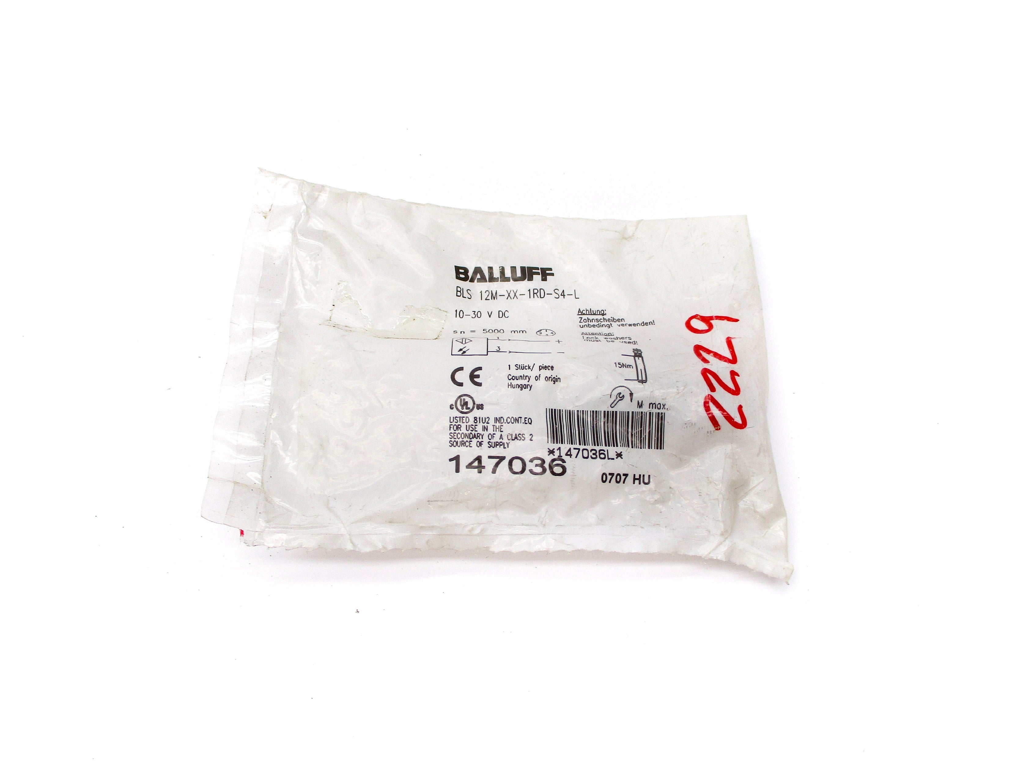 BALLUFF BLS12M-XX-1RD-S4-L NSMP