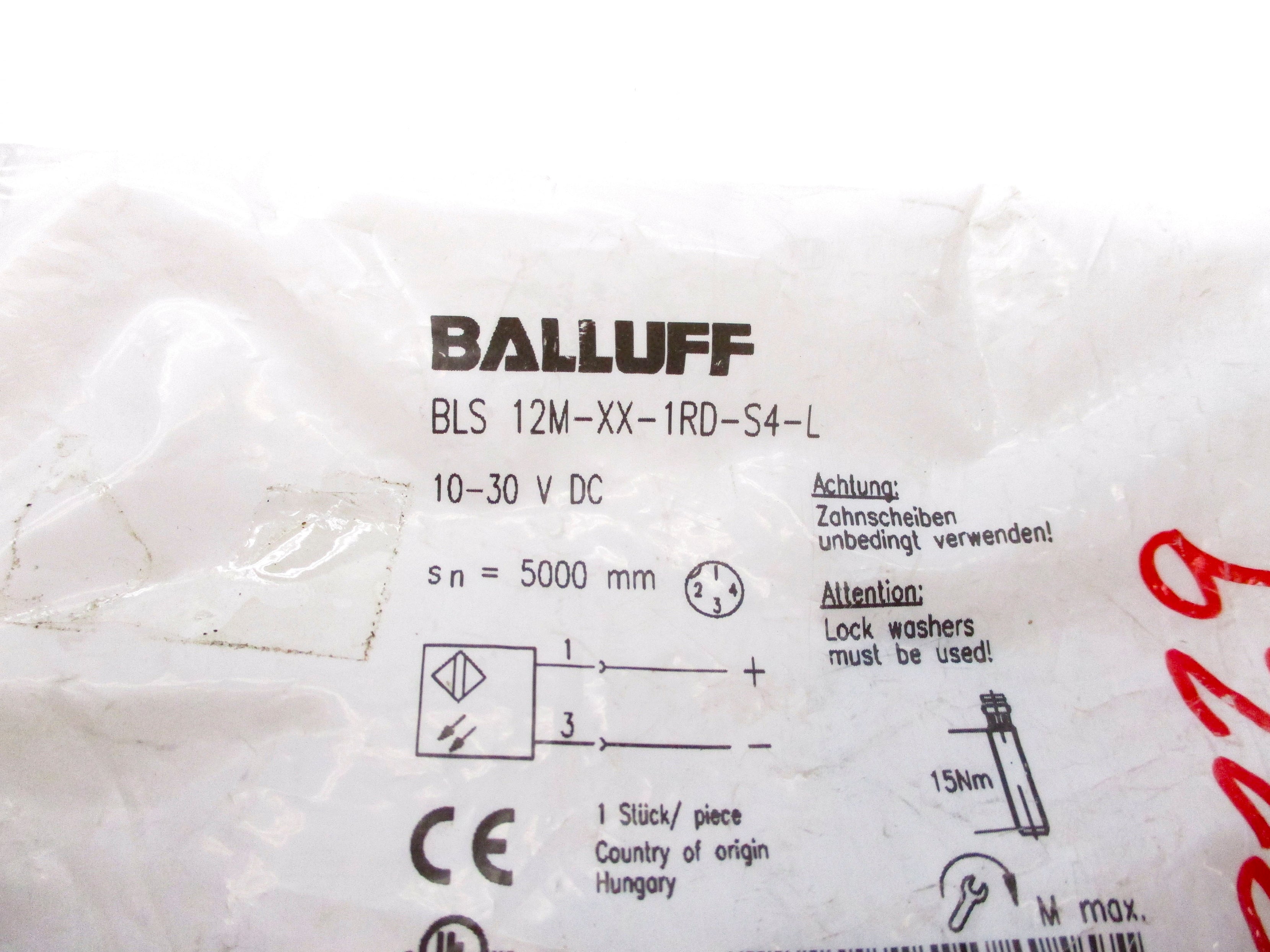 BALLUFF BLS12M-XX-1RD-S4-L NSMP