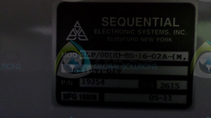 SEQUENTIAL INC. SLP/80(E)-SS-16-02A SOLID STATE LIMIT PROGRAMMER *NEW NO BOX*